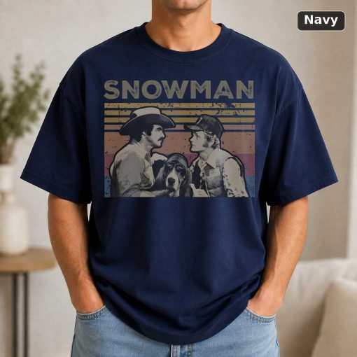 Cledus Snow and Burt Reynolds, Snowman Shirt Vintage T Shirt Unisex 5