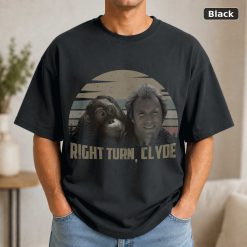 Clint Eastwood Right Turn Clyde Vintage T-Shirt, Classic Movie Shirt, Funny T-Shirt