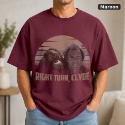 Clint Eastwood Right Turn Clyde Vintage T-Shirt, Classic Movie Shirt, Funny T-Shirt 8