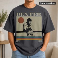 Dexter Morgan Shirt, Dexter Vintage TV Series T-Shirt, Retro Crime Drama Graphic Tee, Unisex Dark Thriller Fan Gift 7