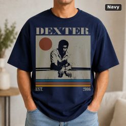 Dexter Morgan Shirt, Dexter Vintage TV Series T-Shirt, Retro Crime Drama Graphic Tee, Unisex Dark Thriller Fan Gift 9