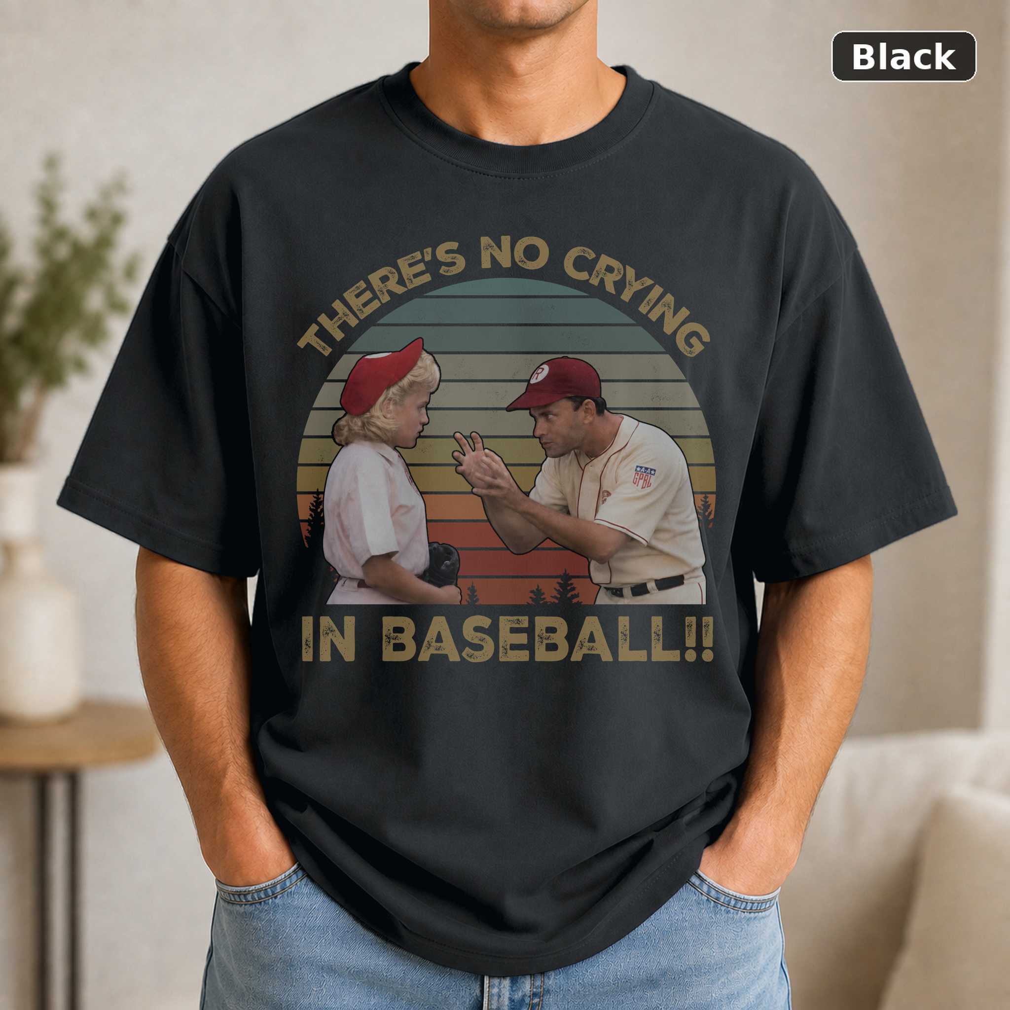 A League of Their Own Baseball T-Shirt, Vintage Movie Quote Graphic Tee, Classic Film Fan Gift A League of Their Own Baseball T-Shirt, Vintage Movie Quote Graphic Tee, Classic Film Fan Gift