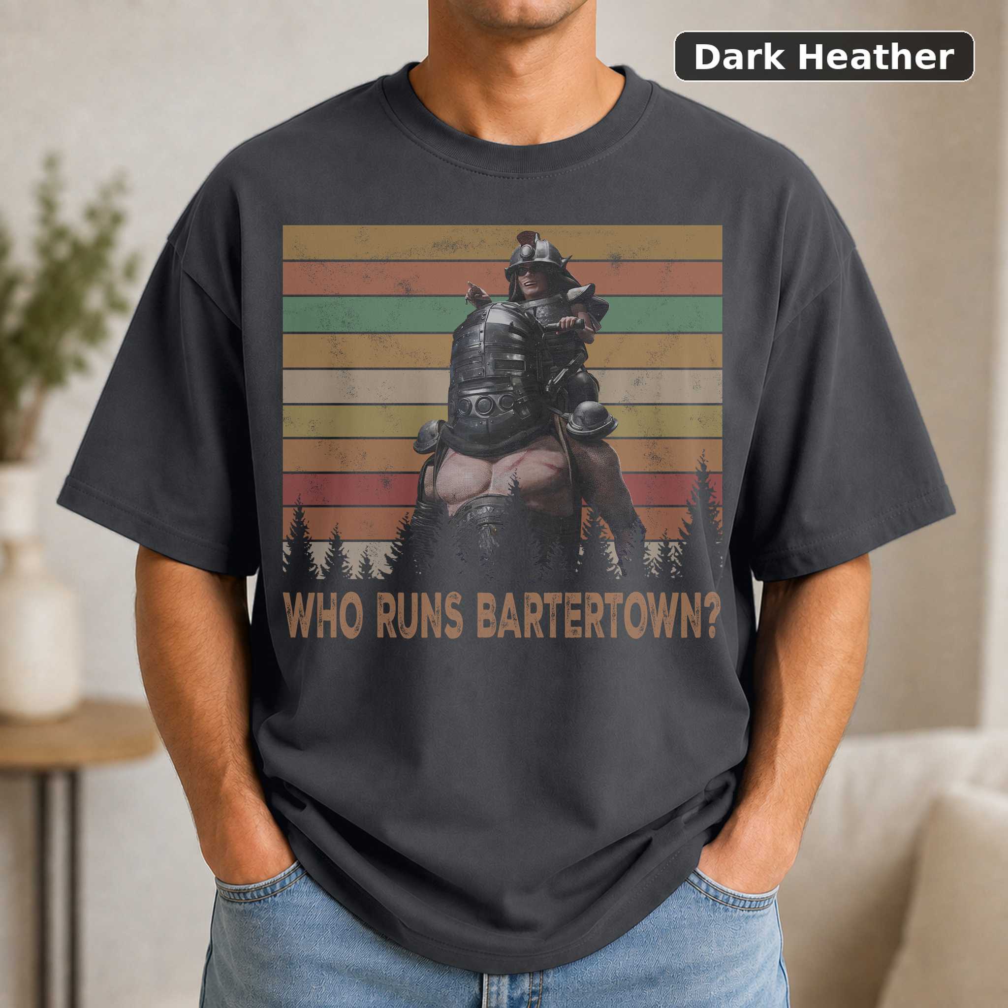 Master Blaster Who Runs Bartertown T-Shirt, Vintage Mad Max Movie Graphic Tee, Action Film Fan Gift 3