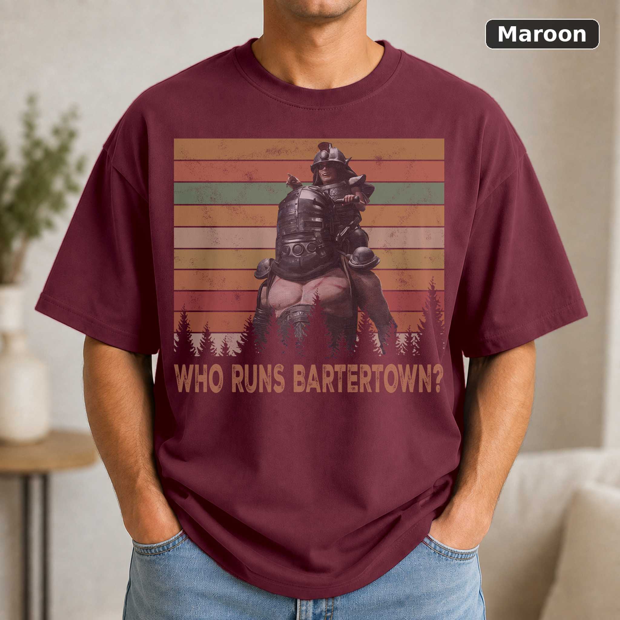 Master Blaster Who Runs Bartertown T-Shirt, Vintage Mad Max Movie Graphic Tee, Action Film Fan Gift 4