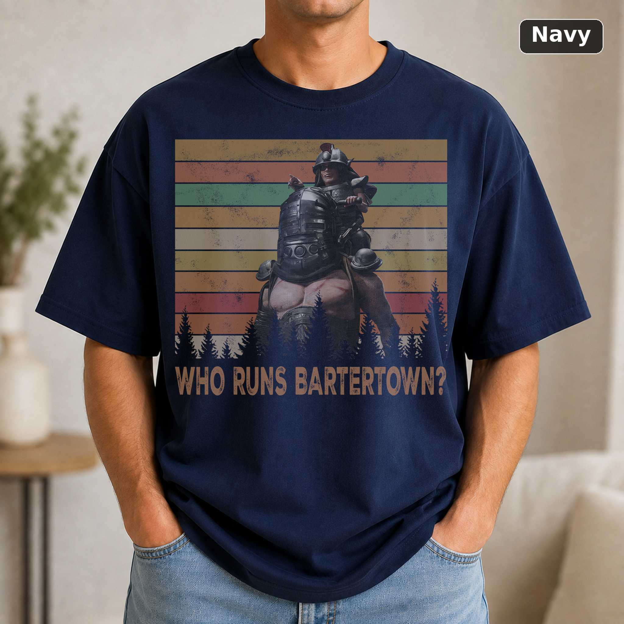 Master Blaster Who Runs Bartertown T-Shirt, Vintage Mad Max Movie Graphic Tee, Action Film Fan Gift 5