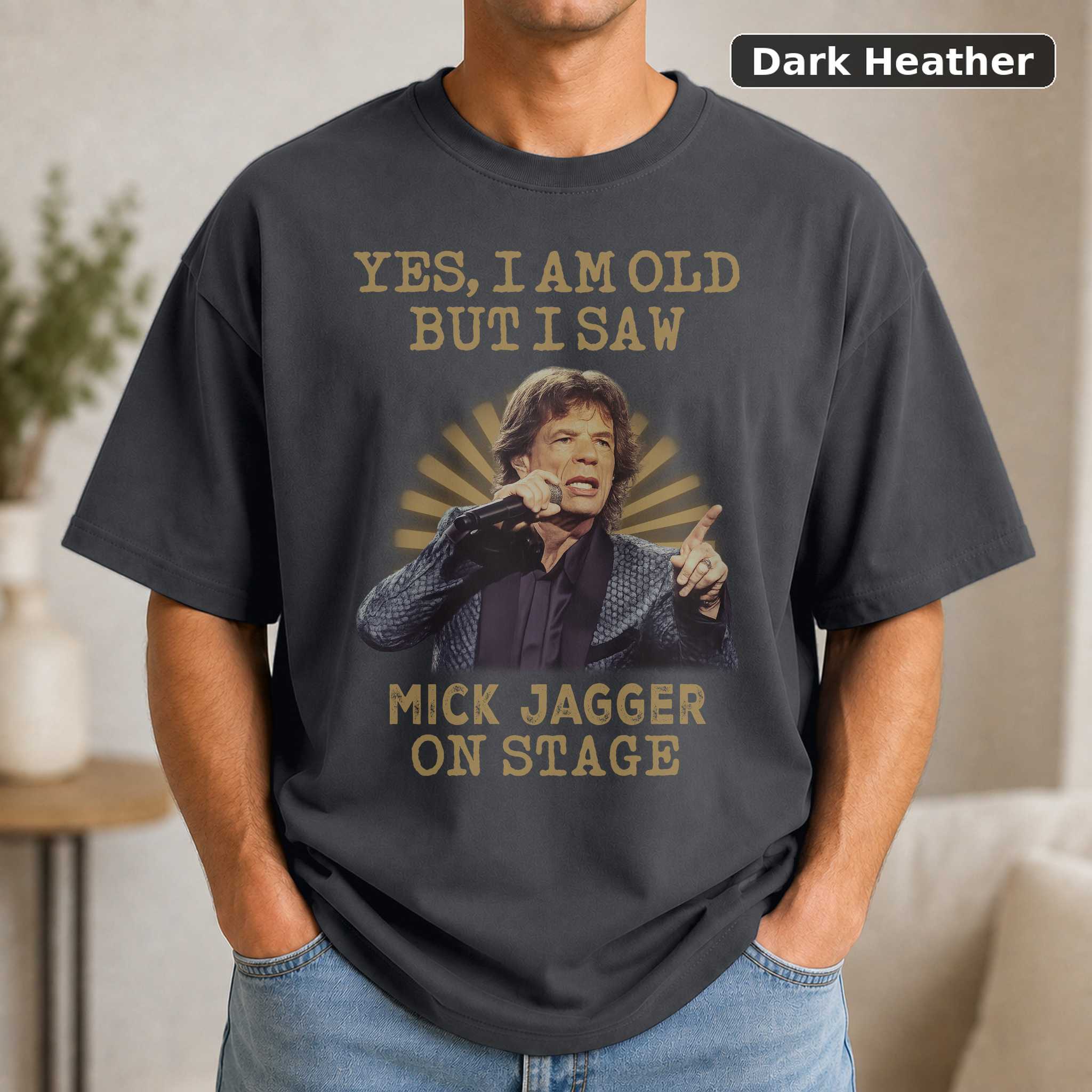 Mick Jagger Funny Country Music T-Shirt, Vintage Rock Legend Graphic Tee, Music Fan Gift 3