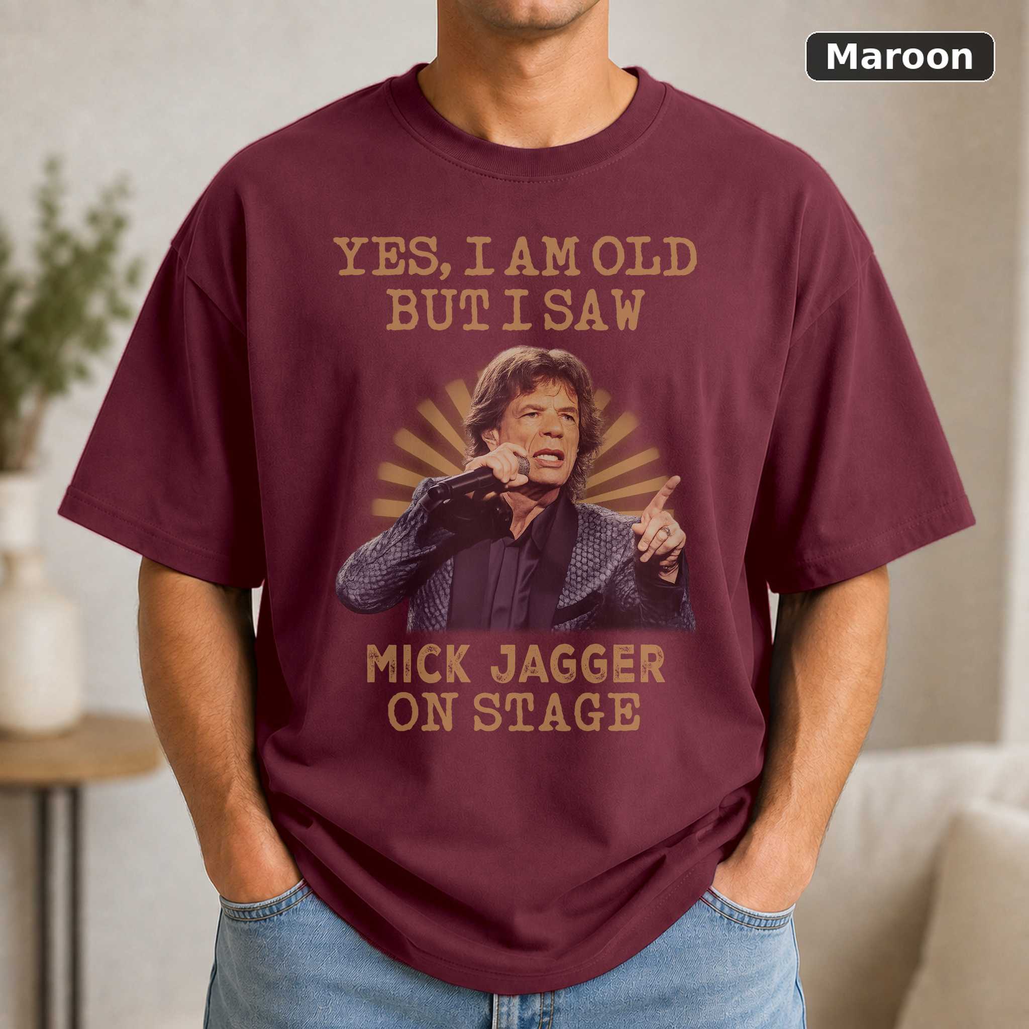 Mick Jagger Funny Country Music T-Shirt, Vintage Rock Legend Graphic Tee, Music Fan Gift 4