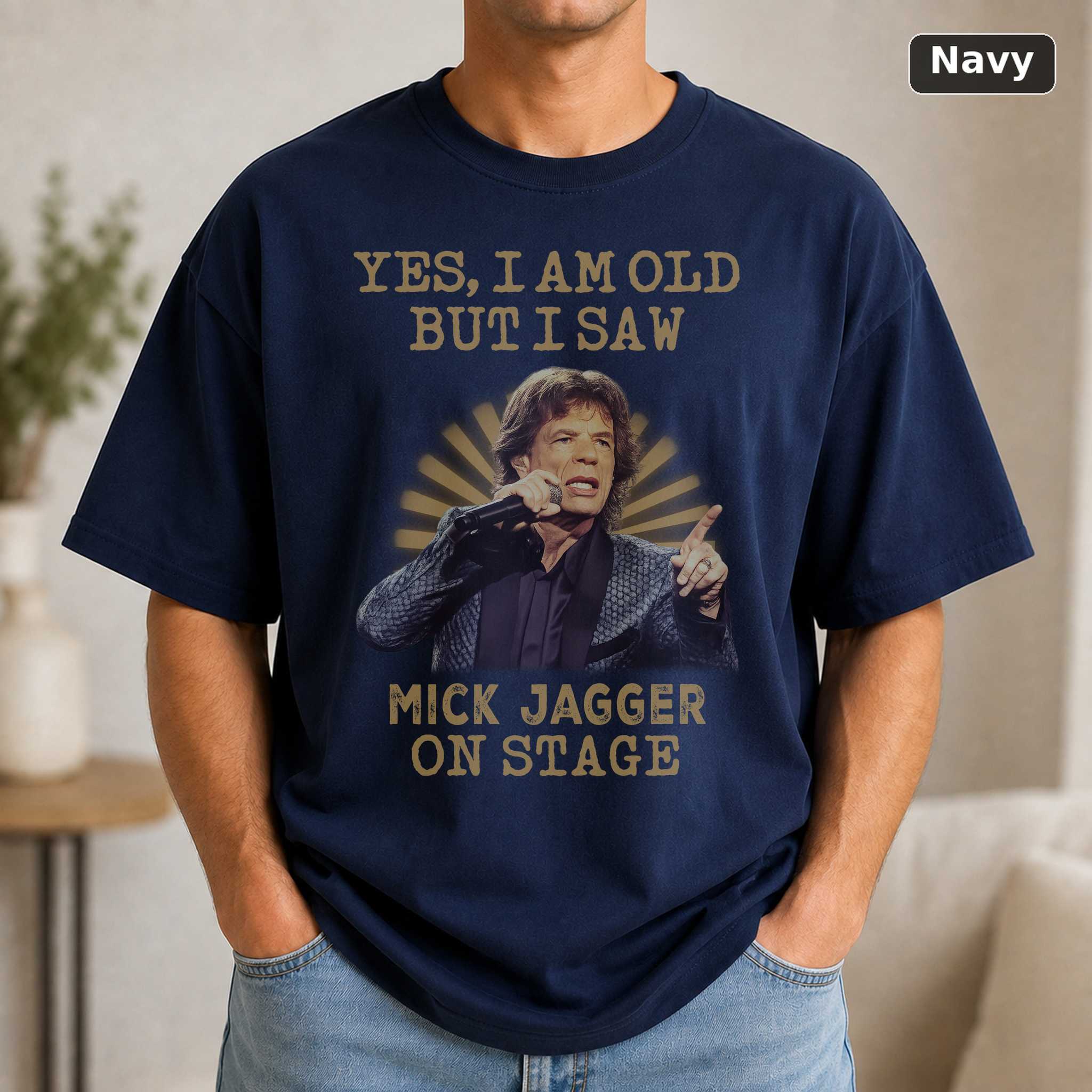 Mick Jagger Funny Country Music T-Shirt, Vintage Rock Legend Graphic Tee, Music Fan Gift 5