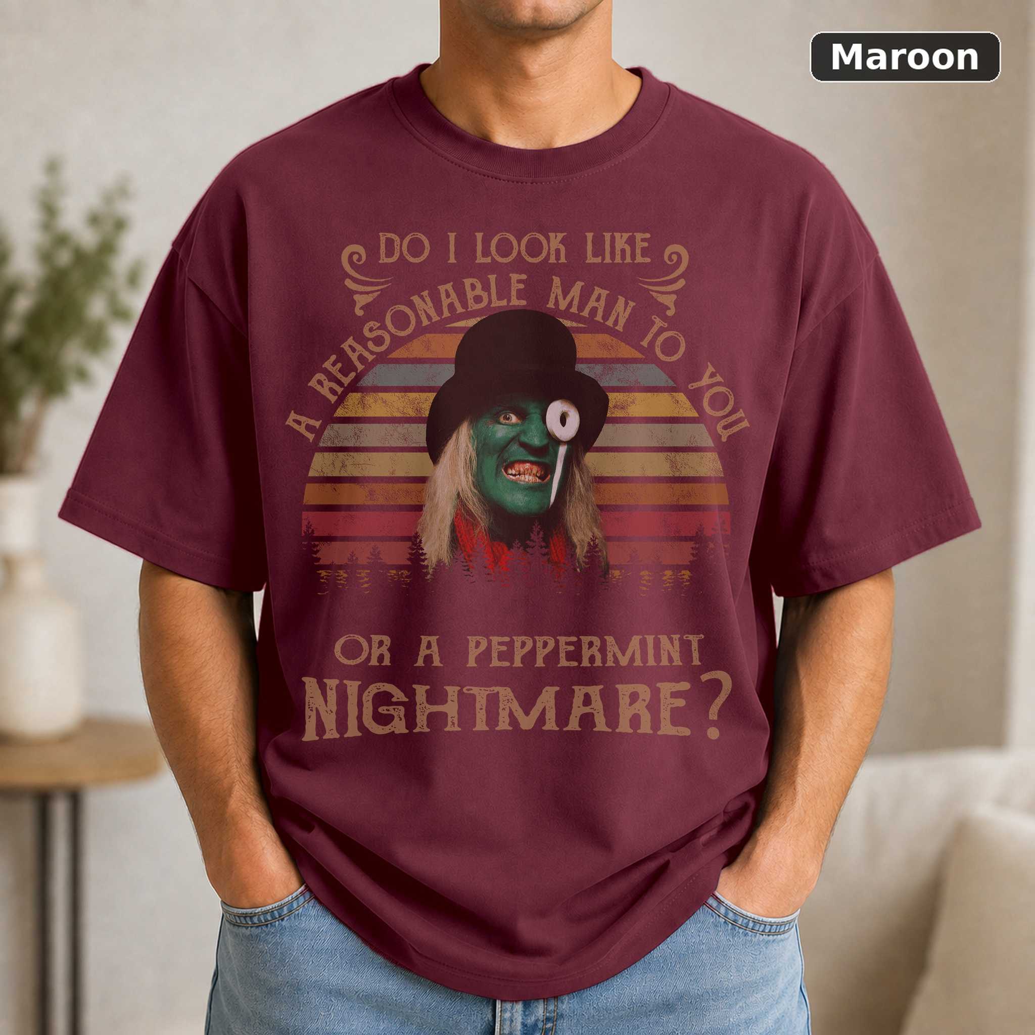 Mighty Boosh Noel Fielding Peppermint Nightmare T-Shirt, Vintage British Comedy TV Graphic Tee, Fan Gift 4