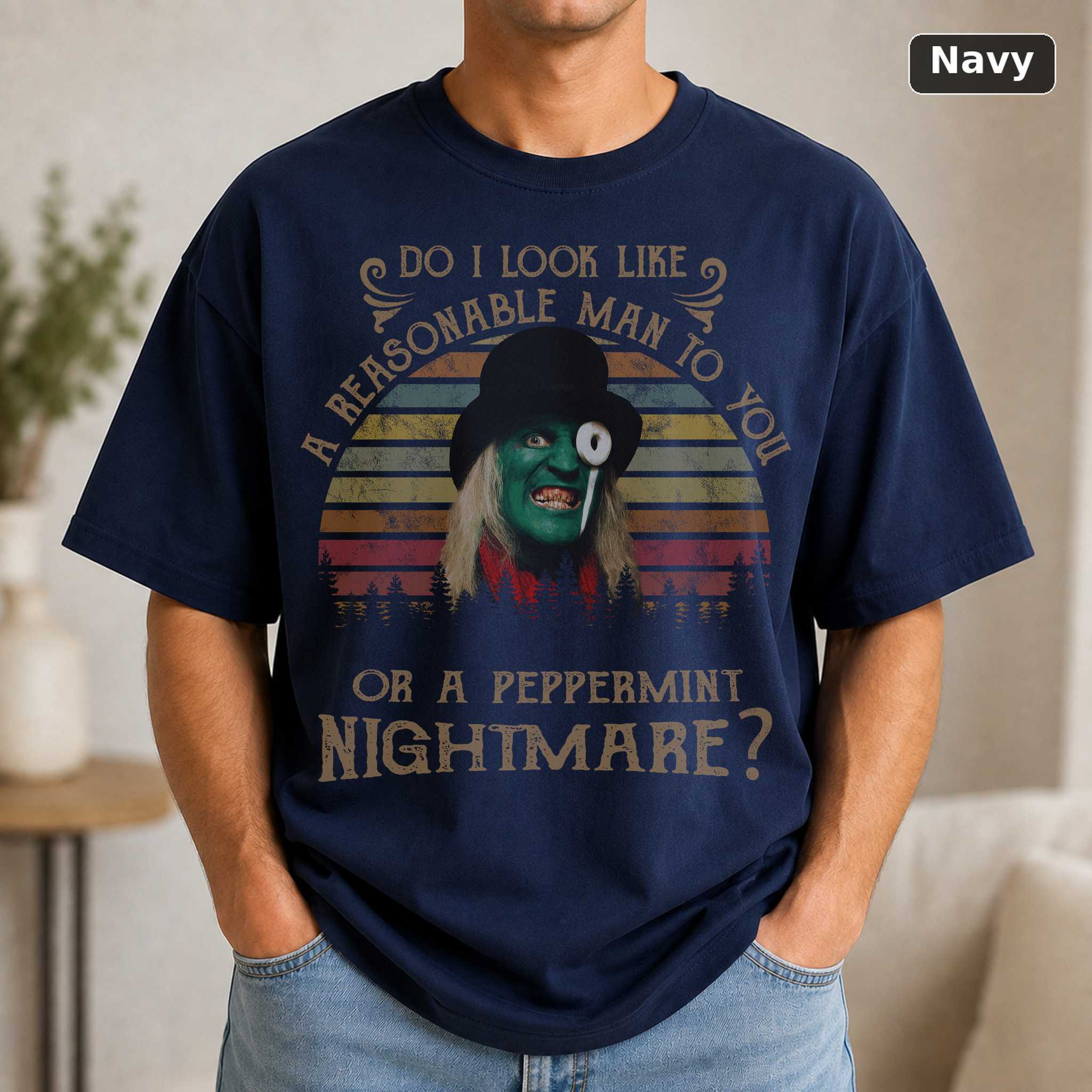 Mighty Boosh Noel Fielding Peppermint Nightmare T-Shirt, Vintage British Comedy TV Graphic Tee, Fan Gift 5