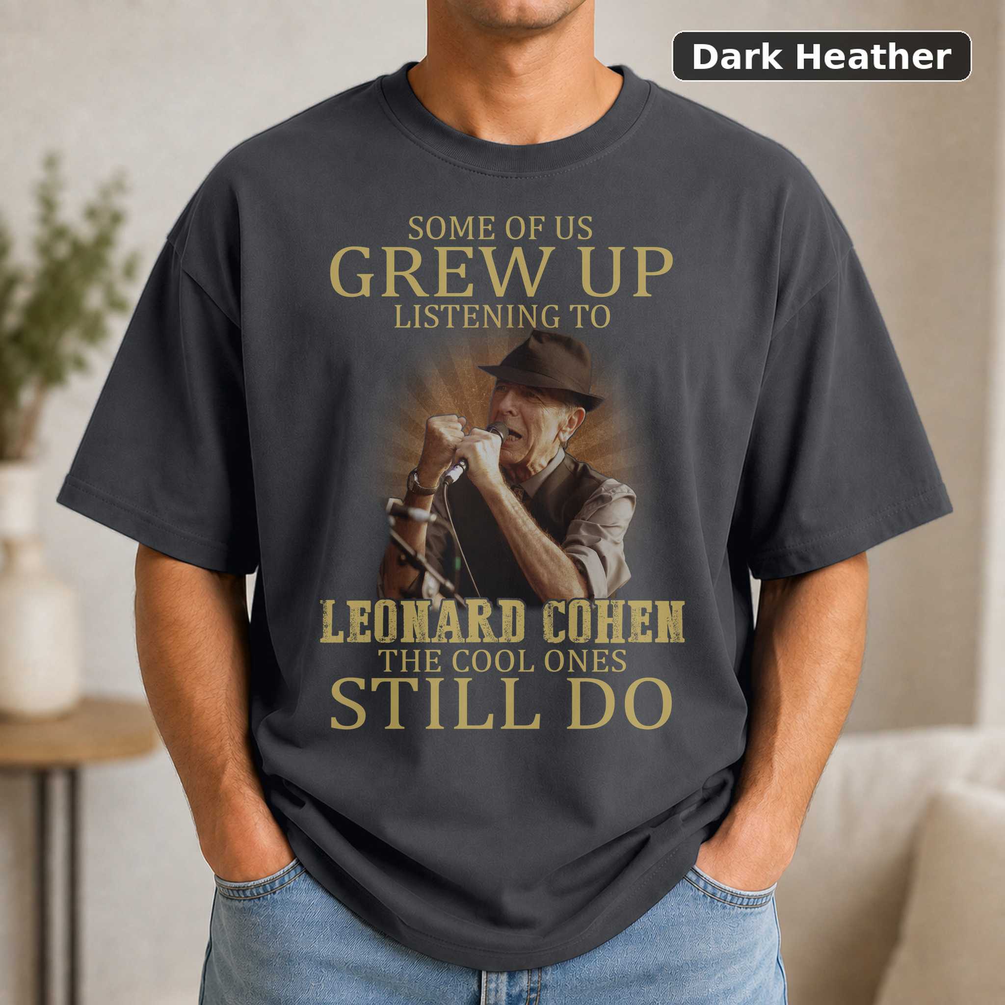 Leonard Cohen T-Shirt, Vintage Soft Rock Music Graphic Tee, Singer Songwriter Fan Gift 3