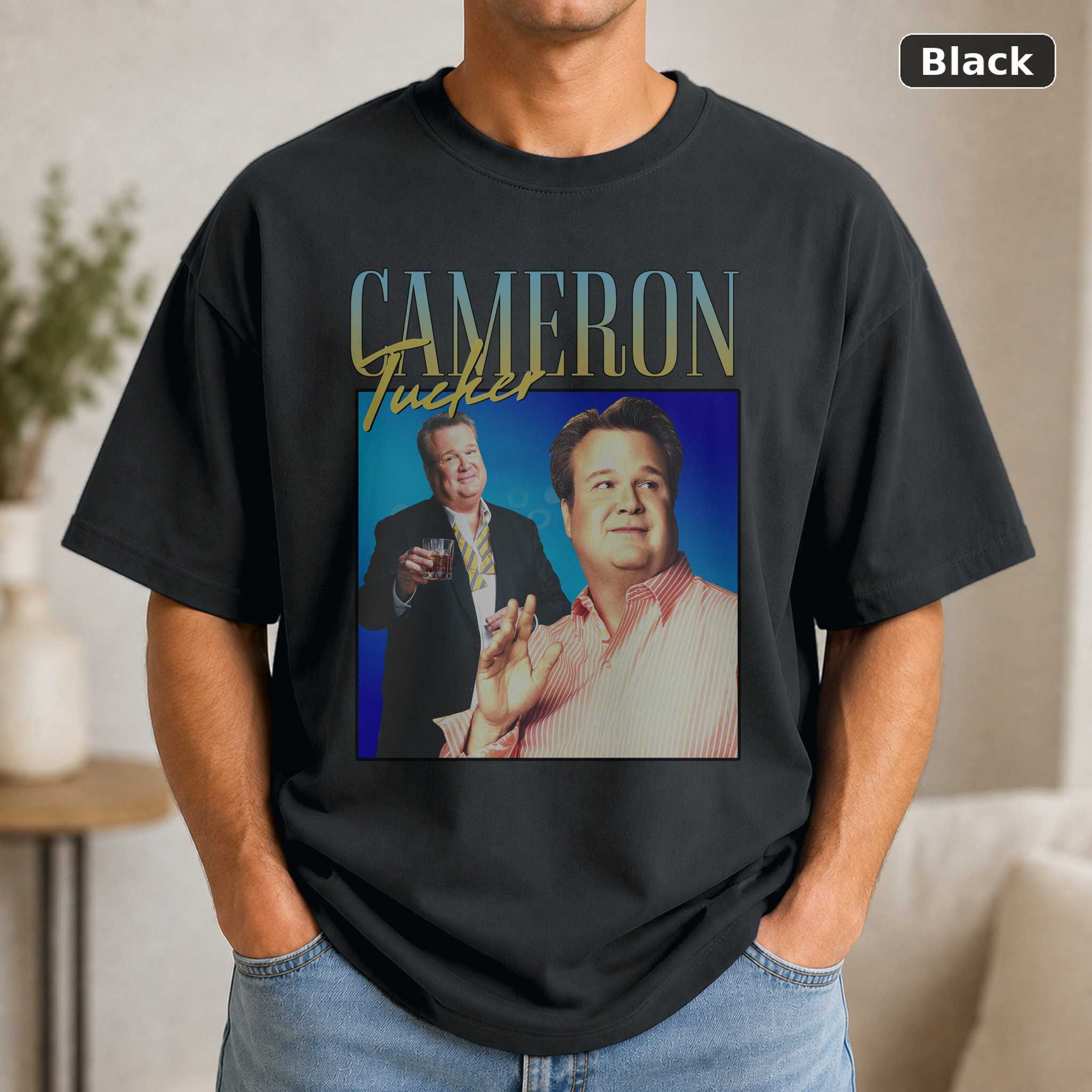 Modern Family Cameron Tucker T-Shirt, Funny Sitcom Quote Graphic Tee, TV Comedy Fan Gift Modern Family Cameron Tucker T-Shirt, Funny Sitcom Quote Graphic Tee, TV Comedy Fan Gift