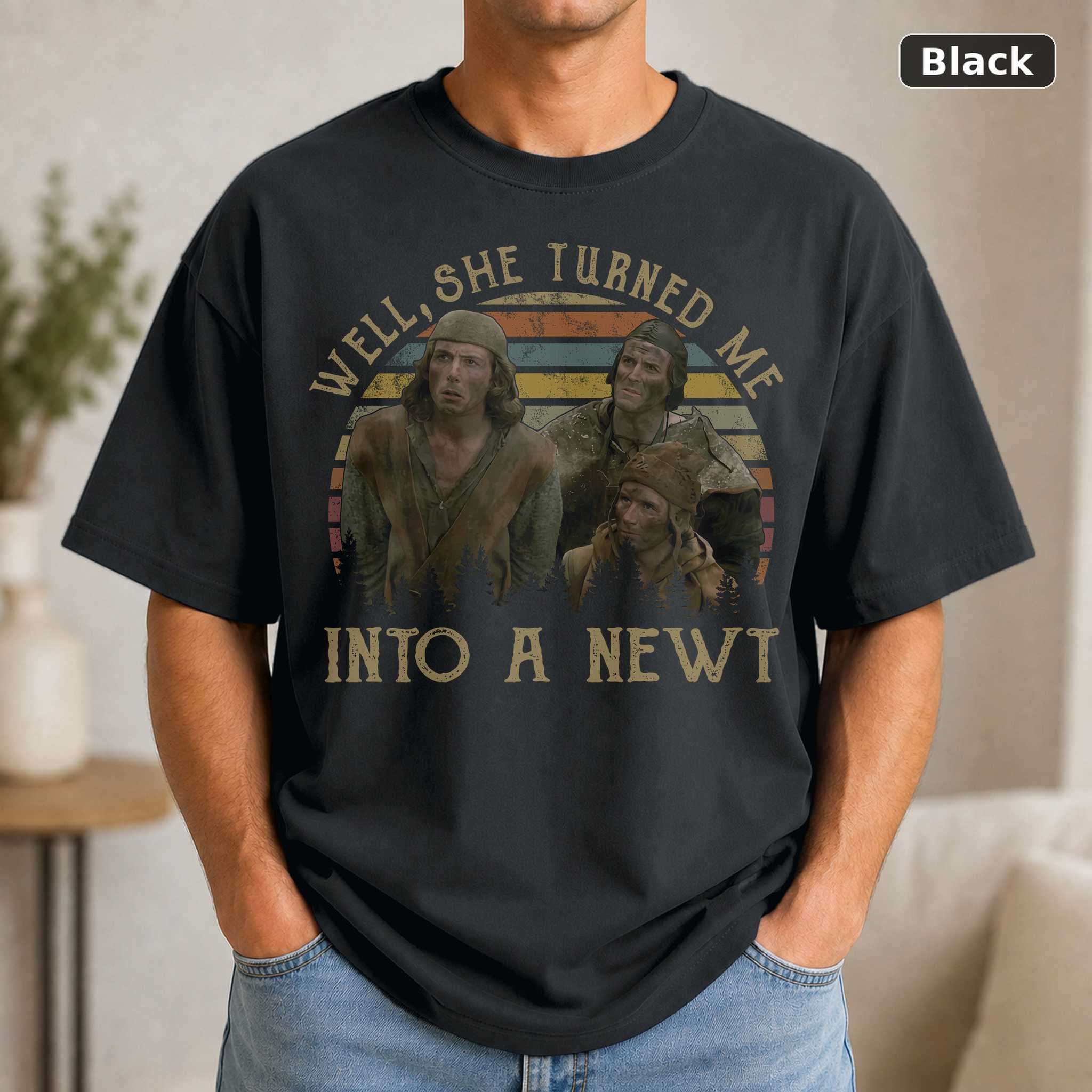Monty Python Holy Grail T-Shirt, Vintage Comedy Movie Parody Graphic Tee, Classic Film Fan Gift Monty Python Holy Grail T-Shirt, Vintage Comedy Movie Parody Graphic Tee, Classic Film Fan Gift