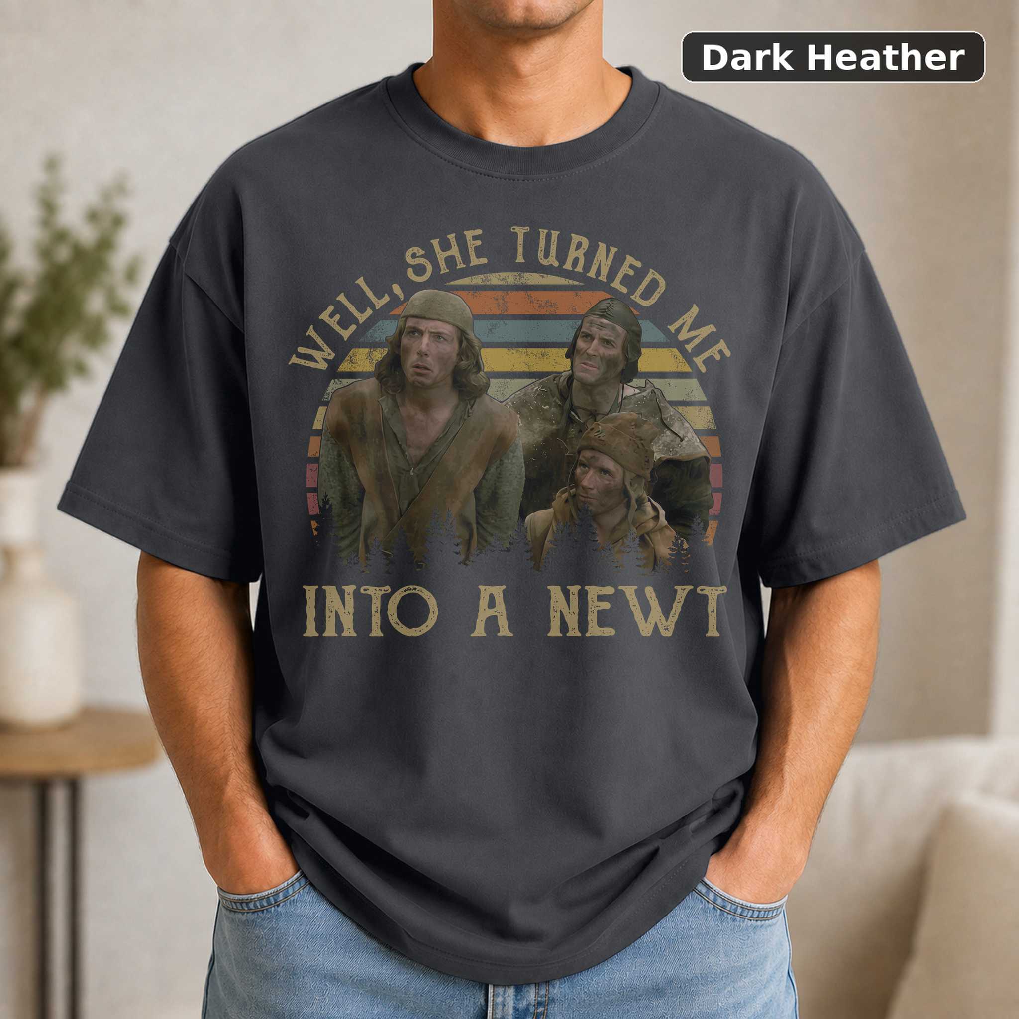 Monty Python Holy Grail T-Shirt, Vintage Comedy Movie Parody Graphic Tee, Classic Film Fan Gift 3