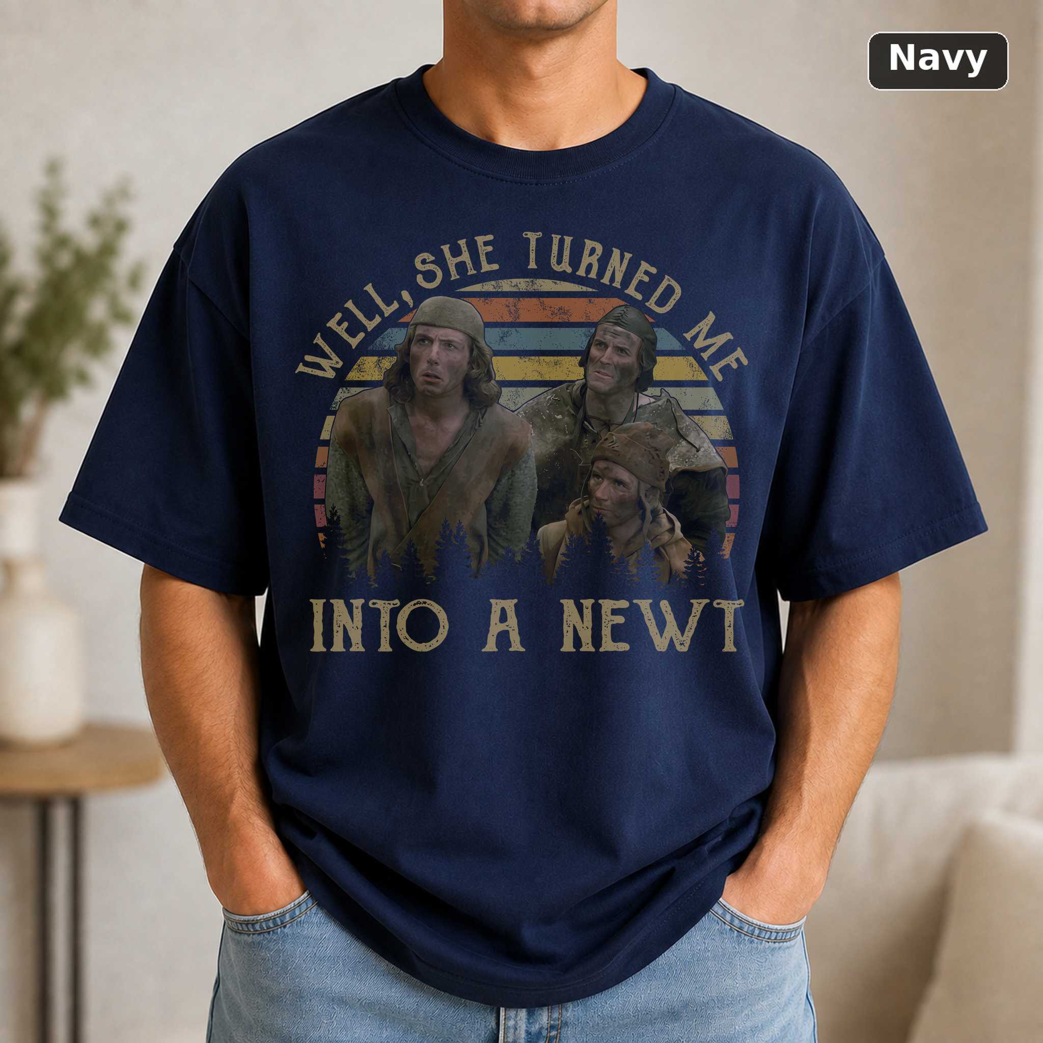 Monty Python Holy Grail T-Shirt, Vintage Comedy Movie Parody Graphic Tee, Classic Film Fan Gift 5