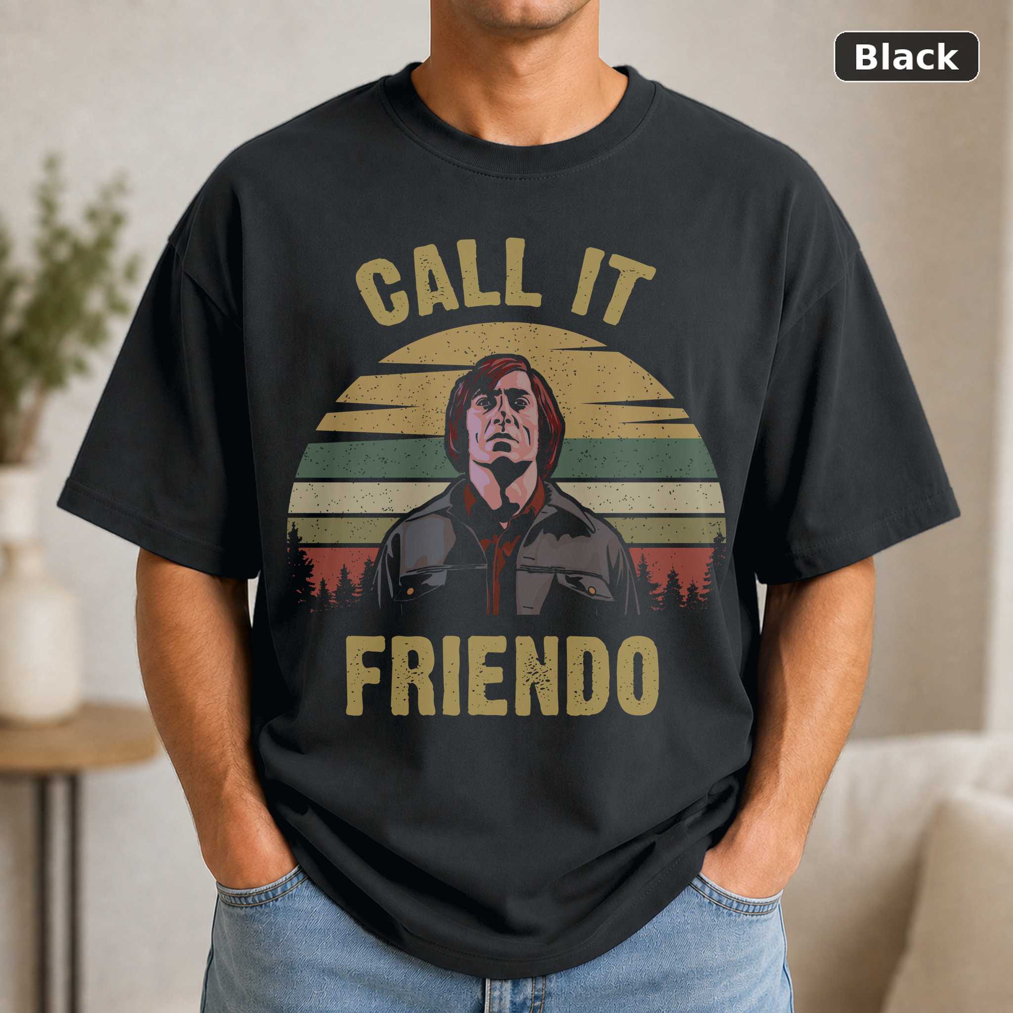 No Country for Old Men Anton Chigurh T-Shirt, Vintage Movie Graphic Tee, Thriller Film Fan Gift