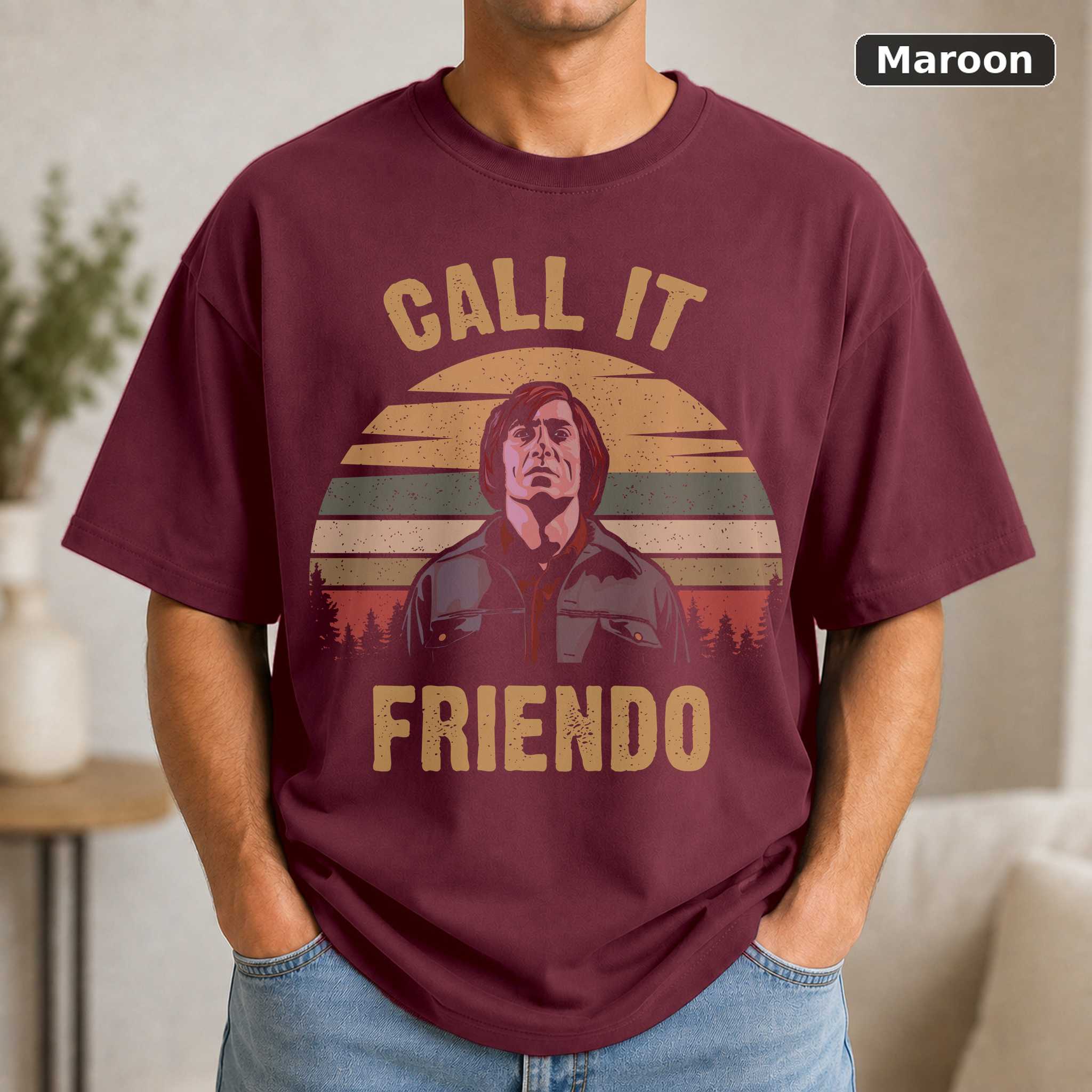 No Country for Old Men Anton Chigurh T-Shirt, Vintage Movie Graphic Tee, Thriller Film Fan Gift 4