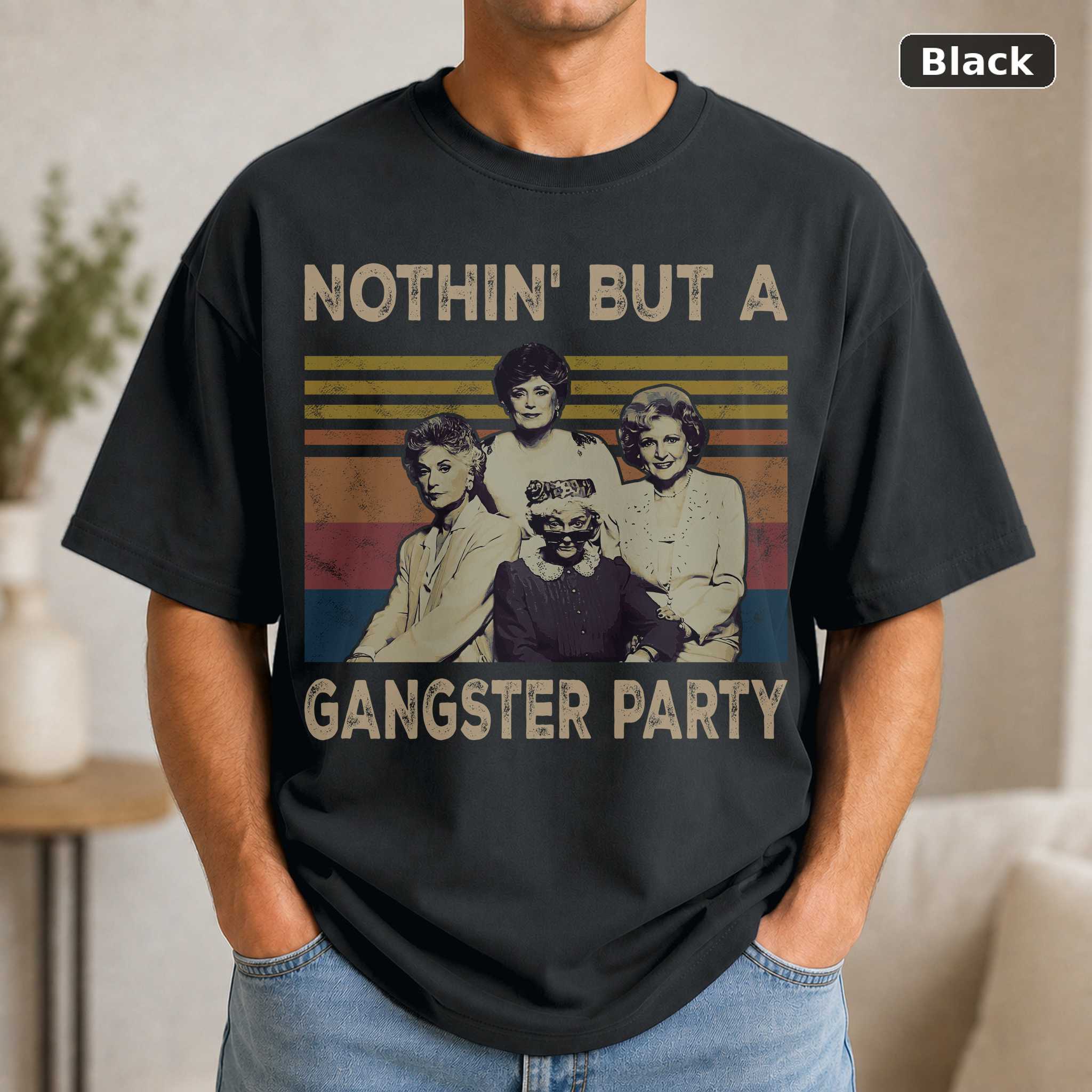 Nothin’ but a Gangsta Party T-Shirt, Vintage 90s Hip Hop Graphic Tee, Retro West Coast Rap Fan Gift