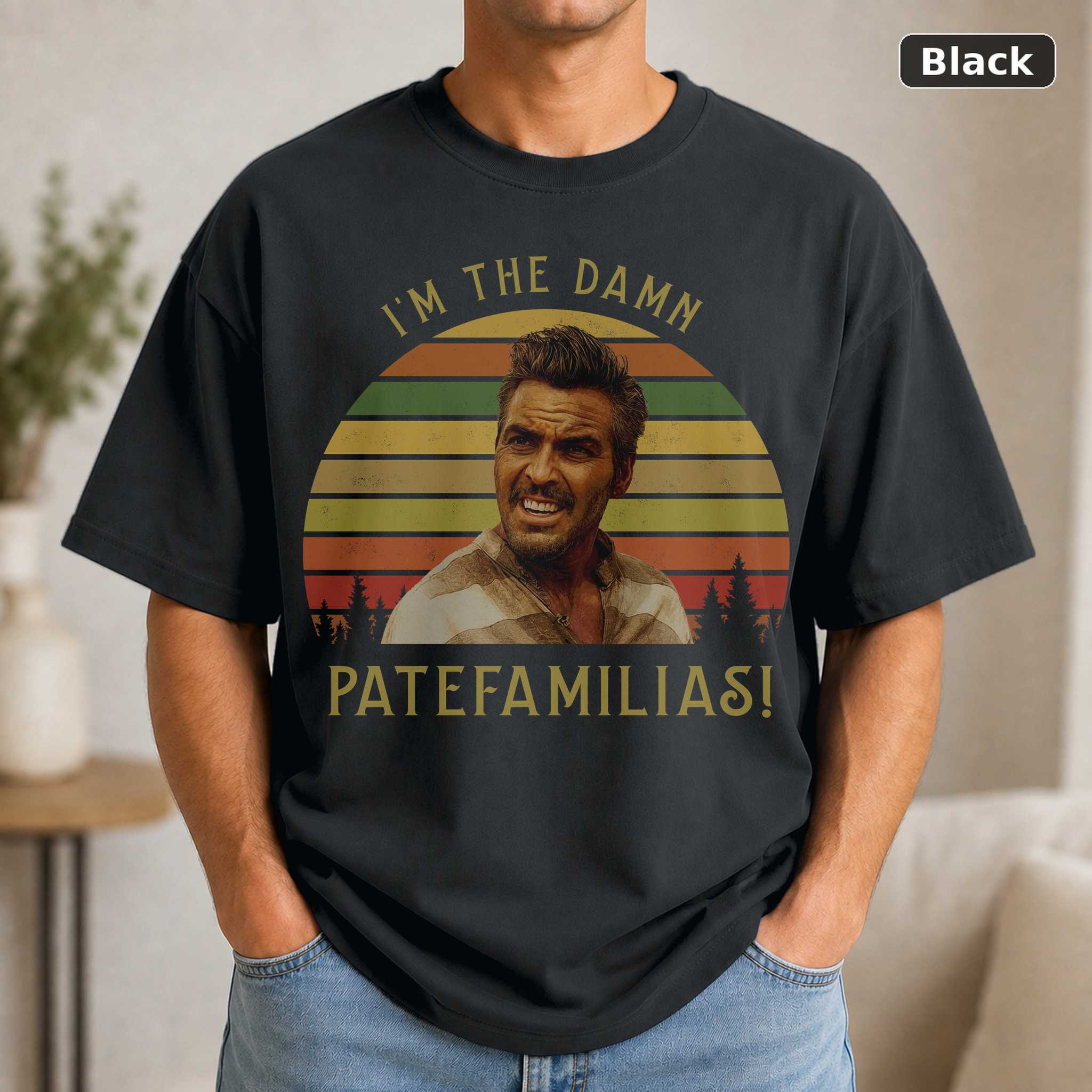 O Brother Where Art Thou Paterfamilias T-Shirt, Vintage Movie Quote Graphic Tee, Comedy Film Fan Gift O Brother Where Art Thou Paterfamilias T-Shirt, Vintage Movie Quote Graphic Tee, Comedy Film Fan Gift