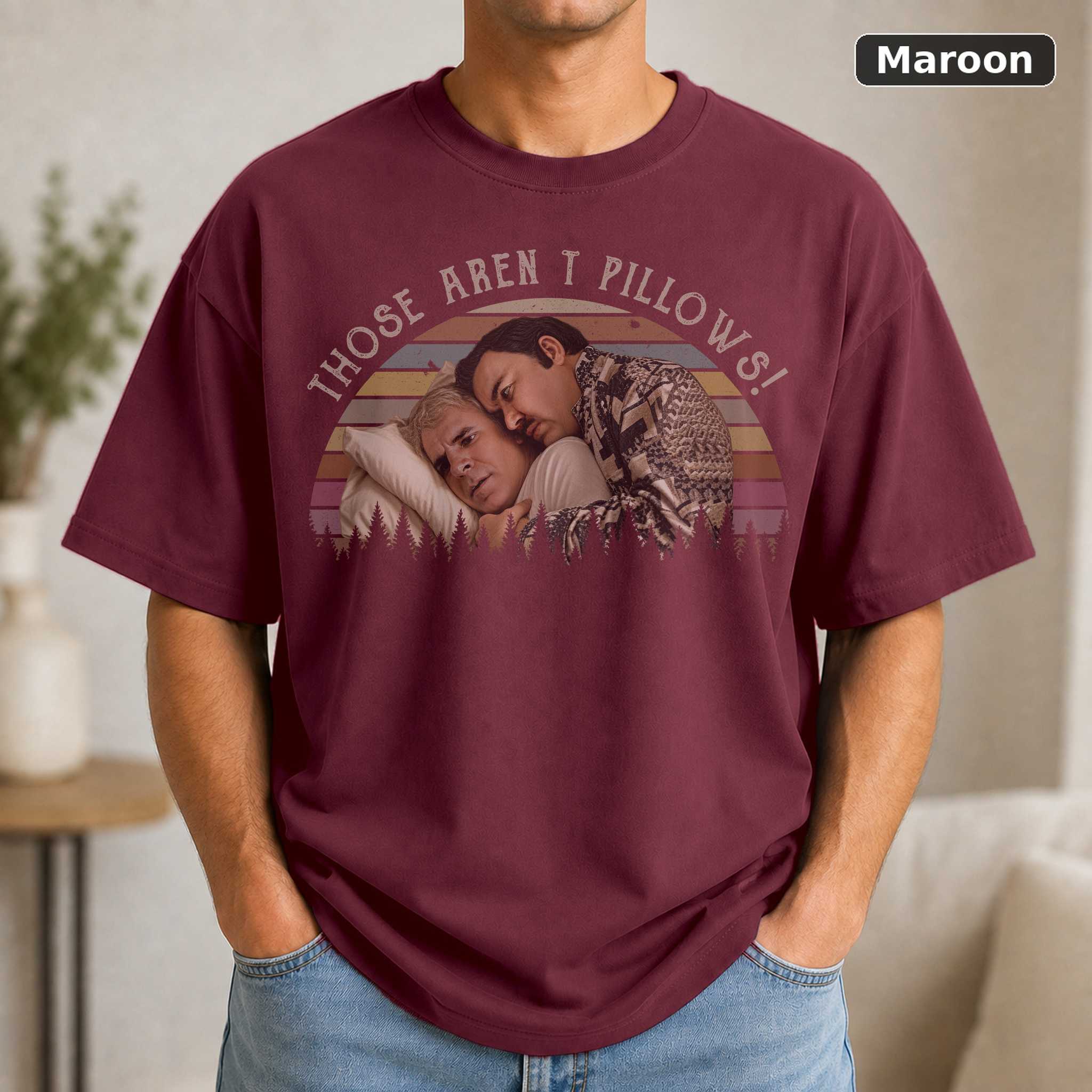 Those Aren't Pillows T-Shirt, Vintage Planes Trains and Automobiles Movie Graphic Tee, Comedy Fan Gift 4