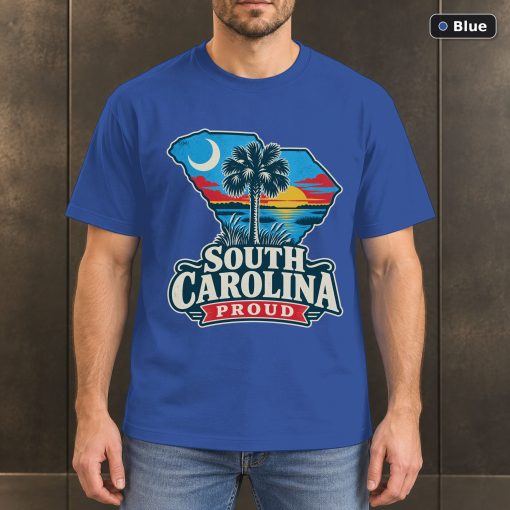 South Carolina Proud Shirt, Vintage South Carolina State Pride T-Shirt 2