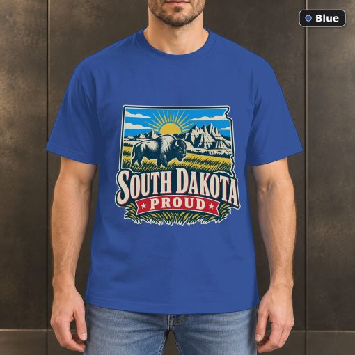 South Dakota Proud Shirt, Vintage South Dakota State Pride T-Shirt 2