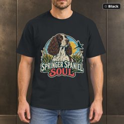 Springer Spaniel Soul Shirt, Vintage English Springer Spaniel Dog Lover T-Shirt Springer Spaniel Soul Shirt, Vintage English Springer Spaniel Dog Lover T-Shirt