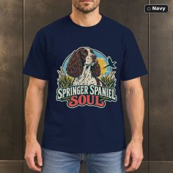 Springer Spaniel Soul Shirt, Vintage English Springer Spaniel Dog Lover T-Shirt 7