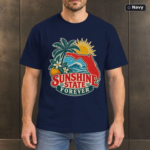 Sunshine State Forever Shirt, Vintage Florida Pride T-Shirt 4
