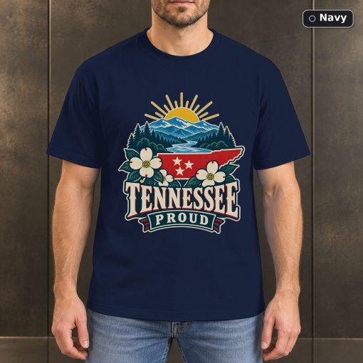Tennessee Proud Shirt, Vintage Tennessee State Pride T-Shirt 4