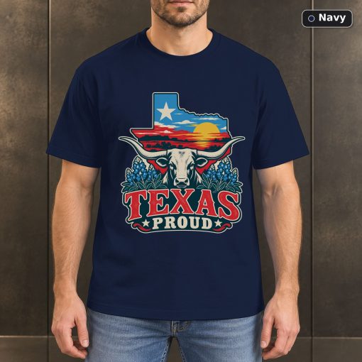 Texas Proud Shirt, Vintage Texas State Pride T-Shirt 4