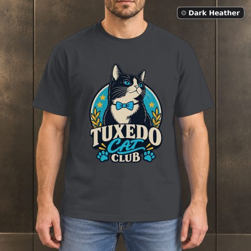 Tuxedo Cat Club Shirt, Tuxedo Cat Lover Tee 3