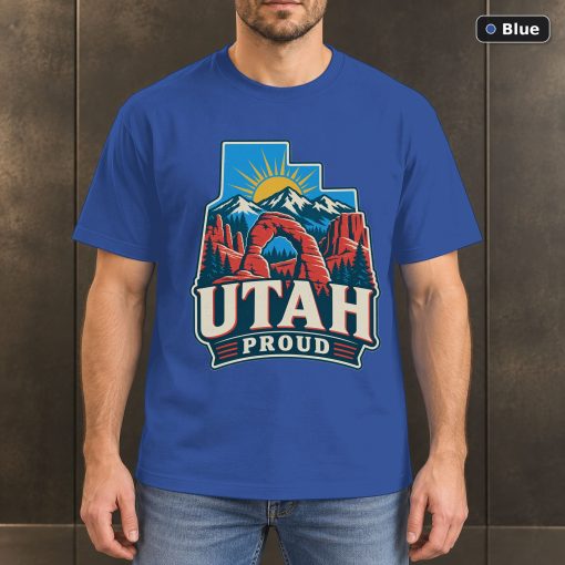 Utah Proud Shirt, Vintage Utah State Pride T-Shirt 2