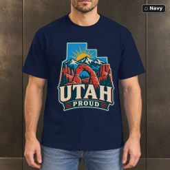 Utah Proud Shirt, Vintage Utah State Pride T-Shirt 7