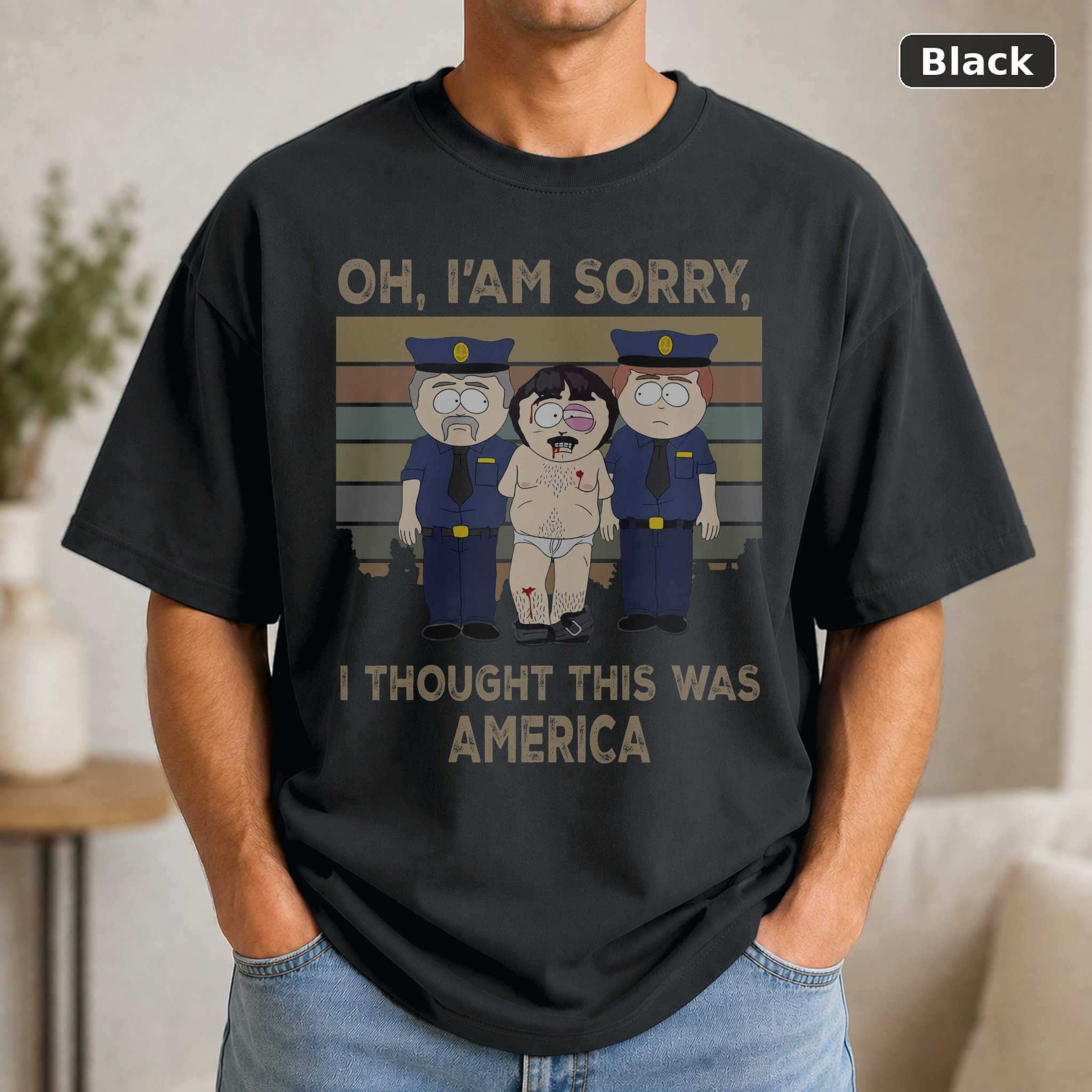 Randy Marsh I Thought This Was America T-Shirt, Vintage South Park Graphic Tee, Animated Comedy Fan Gift Randy Marsh I Thought This Was America T-Shirt, Vintage South Park Graphic Tee, Animated Comedy Fan Gift