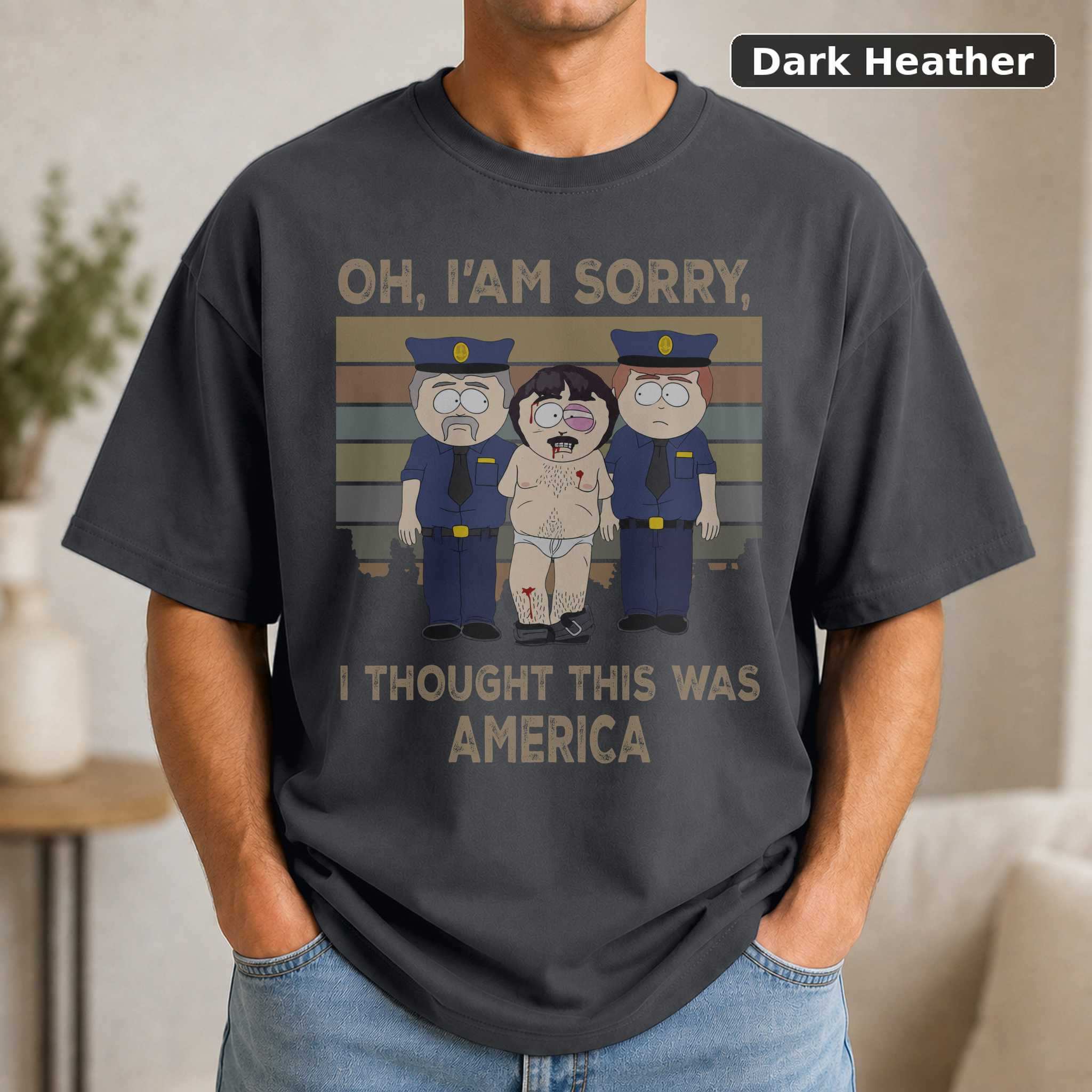 Randy Marsh I Thought This Was America T-Shirt, Vintage South Park Graphic Tee, Animated Comedy Fan Gift 3
