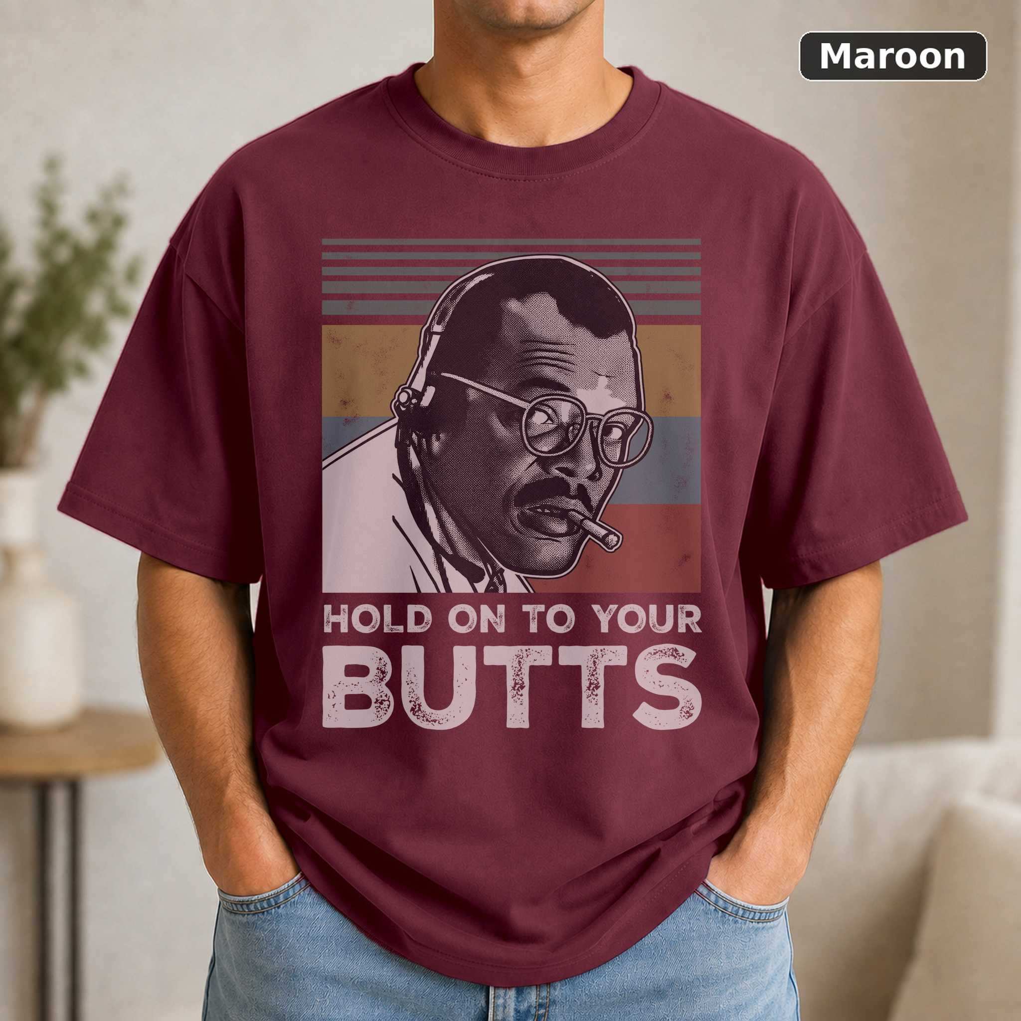 Ray Arnold Hold Onto Your Butts T-Shirt, Jurassic Park Movie Graphic Tee, Sci-Fi Film Fan Gift 4