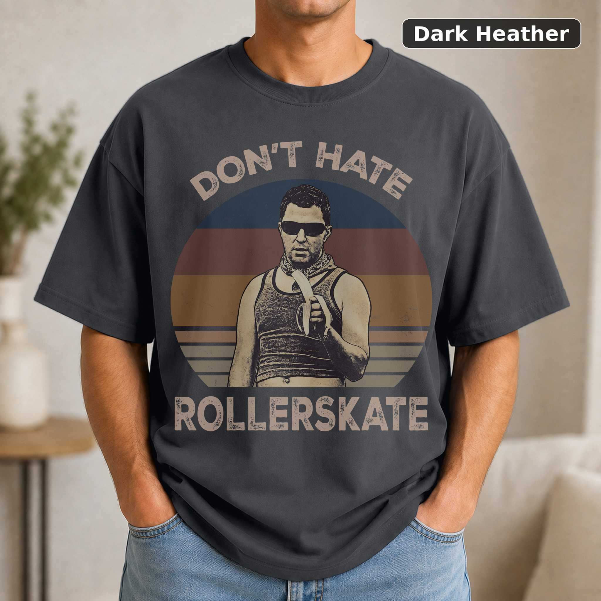 Reno 911 Don't Hate Roller Skate T-Shirt, Vintage Comedy TV Quote Graphic Tee, Sitcom Fan Gift 3