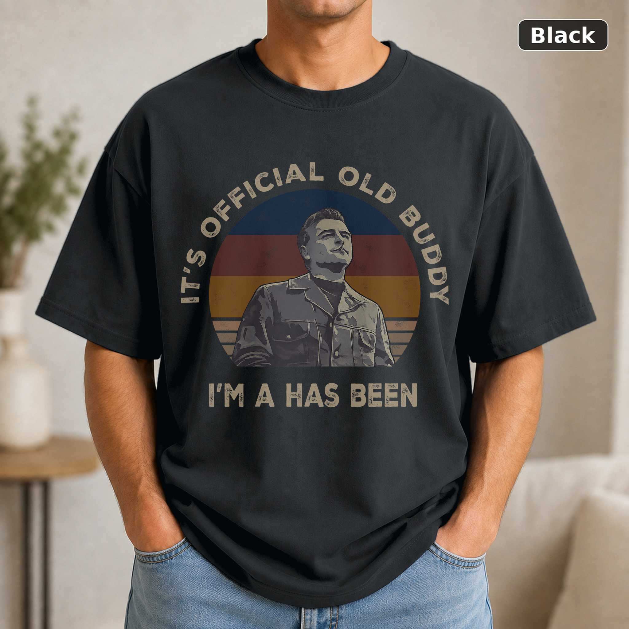 Rick Dalton It’s Official Old Buddy T-Shirt, Once Upon a Time in Hollywood Graphic Tee, Film Fan Gift
