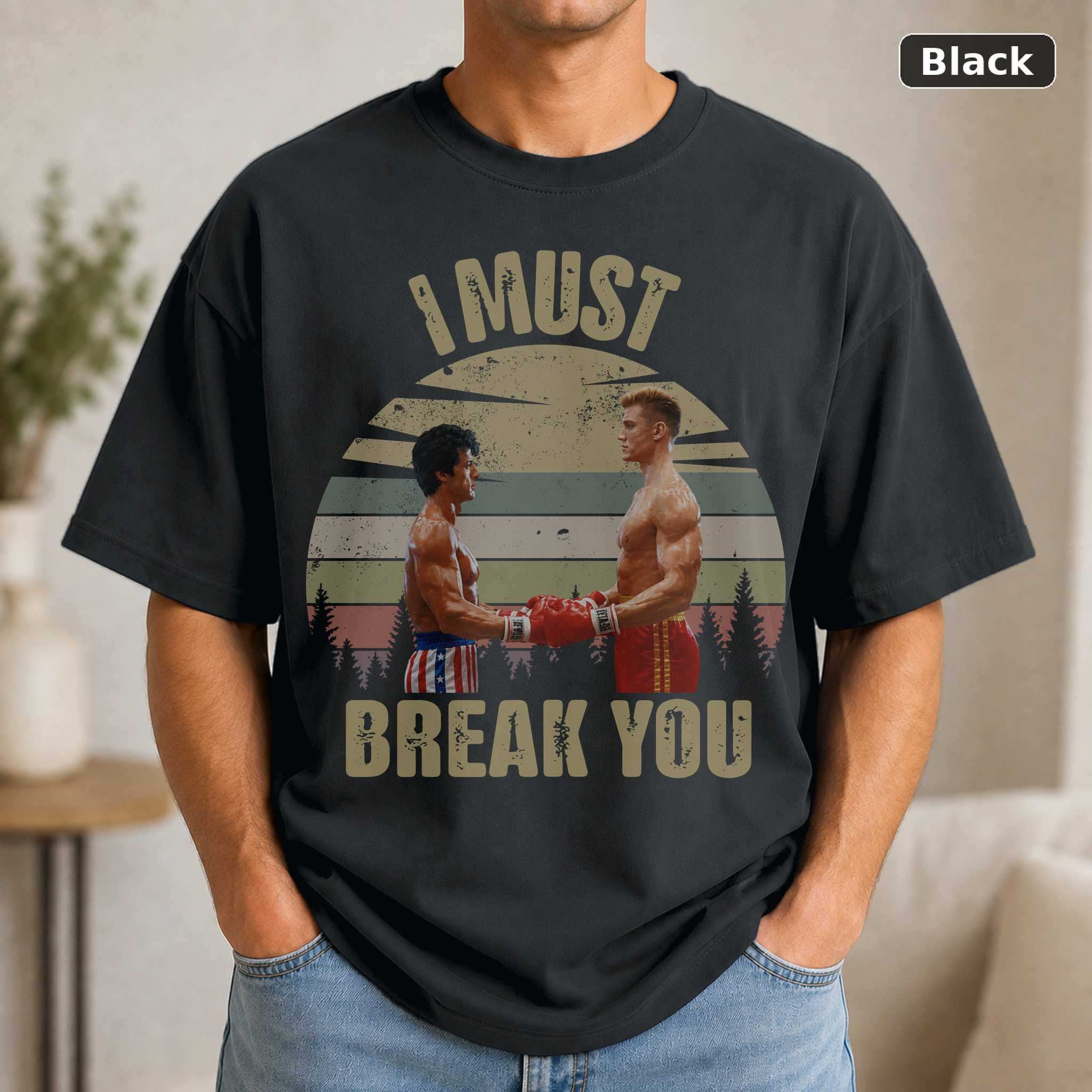 Rocky IV Ivan Drago T-Shirt, Vintage Boxing Movie Graphic Tee, Classic Sports Film Fan Gift Rocky IV Ivan Drago T-Shirt, Vintage Boxing Movie Graphic Tee, Classic Sports Film Fan Gift