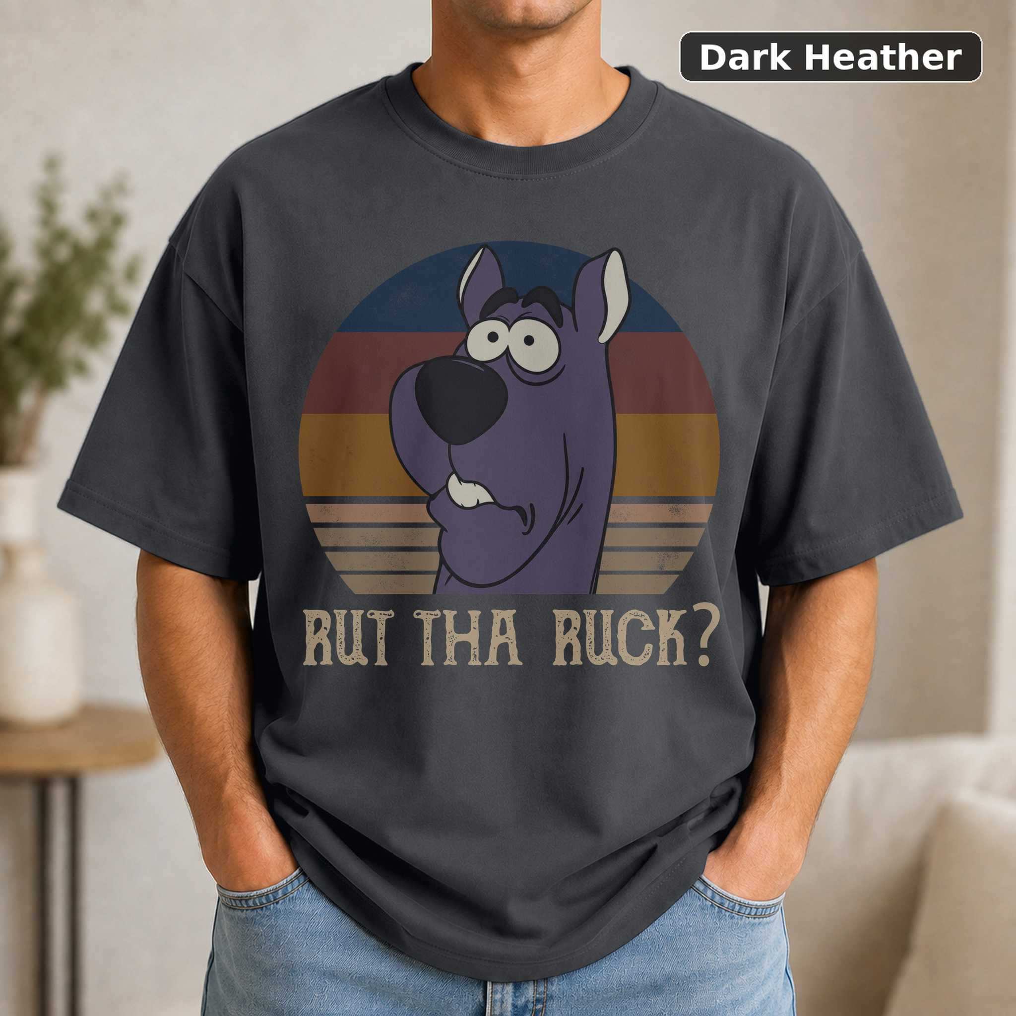 Rut Tha Ruck Scooby T-Shirt, Funny Vintage Cartoon Movie Graphic Tee, Retro Fan Gift 3