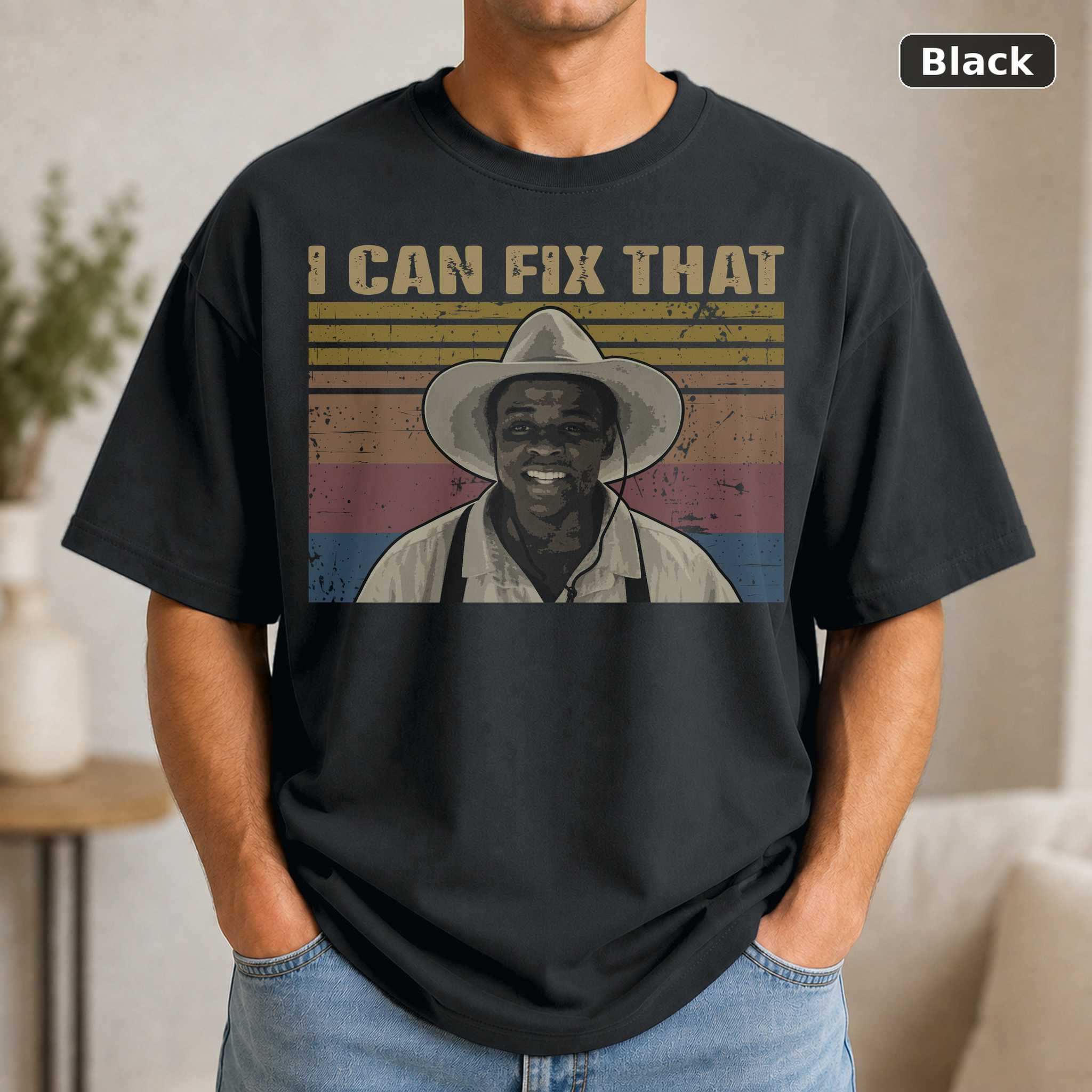 Sam I Can Fix That Holes T-Shirt, Vintage Movie Quote Graphic Tee, Disney Film Fan Gift