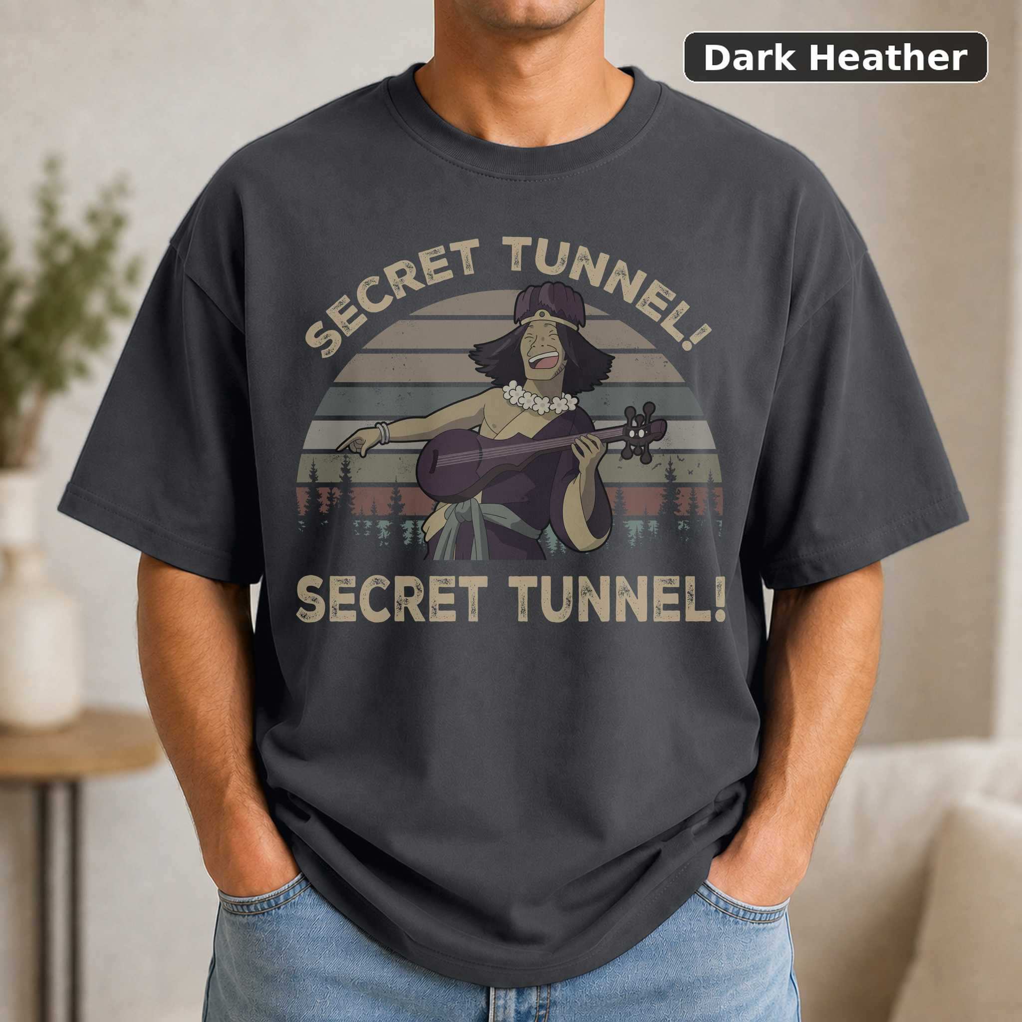 Secret Tunnel Last Airbender T-Shirt, Retro Animated Series Graphic Tee, Avatar Fan Gift 3