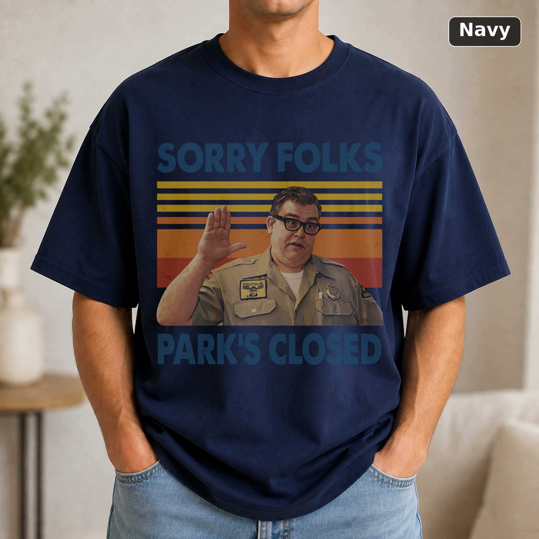 Sorry Folks Park's Closed Christmas T-Shirt, Vintage Vacation Movie Graphic Tee, Holiday Film Fan Gift 5