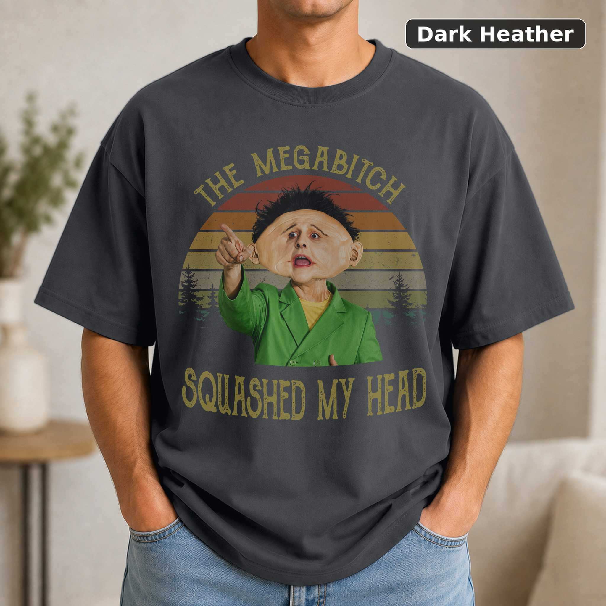 Squashed My Head Drop Dead Fred T-Shirt, Vintage Comedy Movie Graphic Tee, 90s Film Fan Gift 3