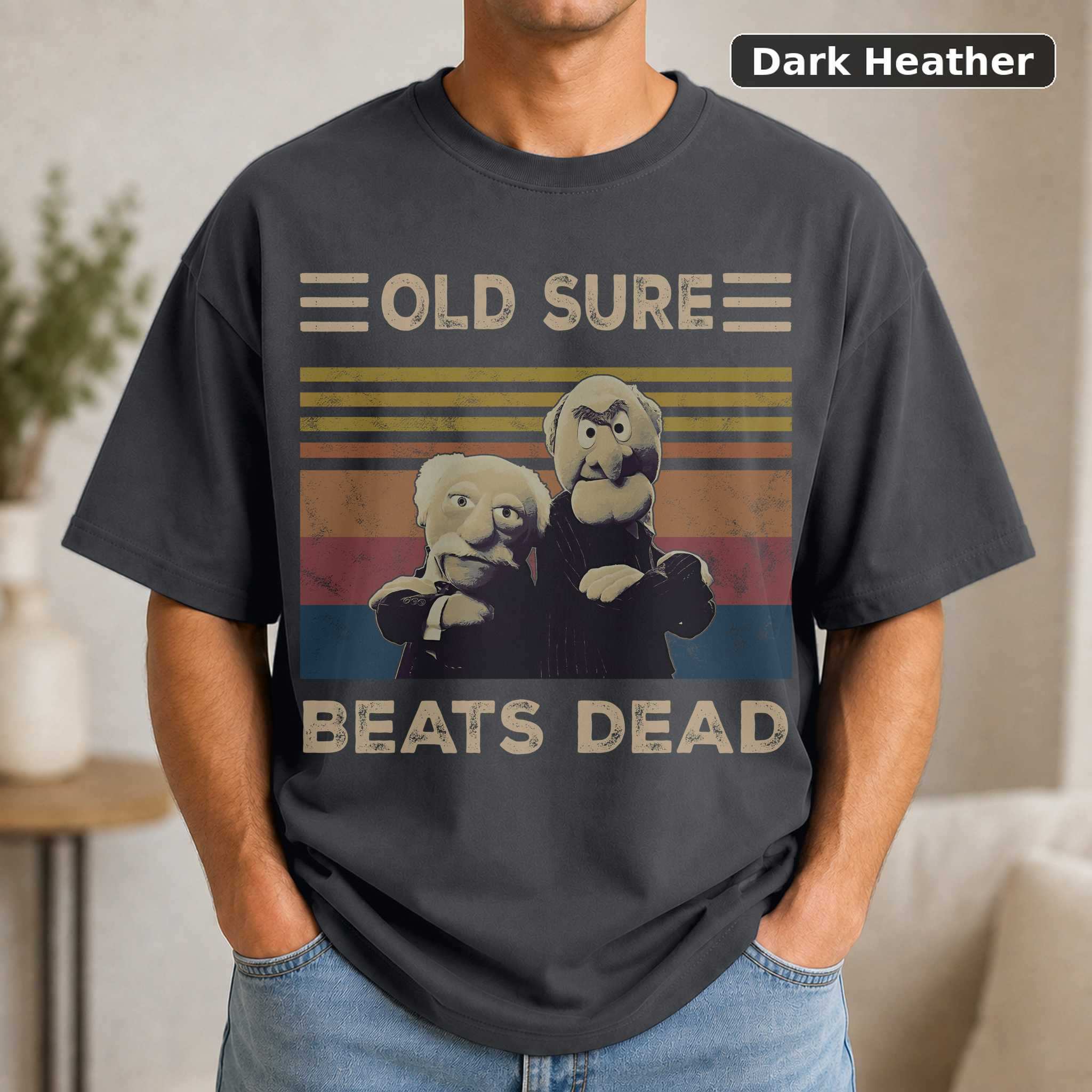 Statler and Waldorf Muppets T-Shirt, Vintage Comedy TV Graphic Tee, Classic Show Fan Gift 3