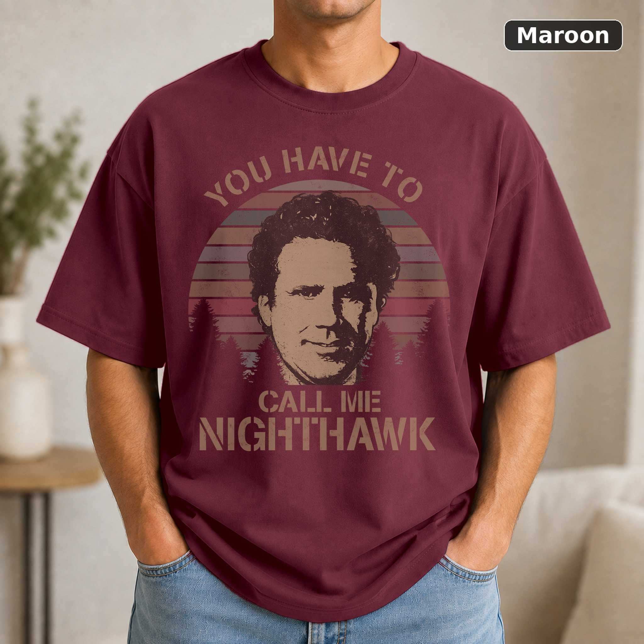 Step Brothers Nighthawk T-Shirt, Vintage Will Ferrell Movie Graphic Tee, Comedy Film Fan Gift 4
