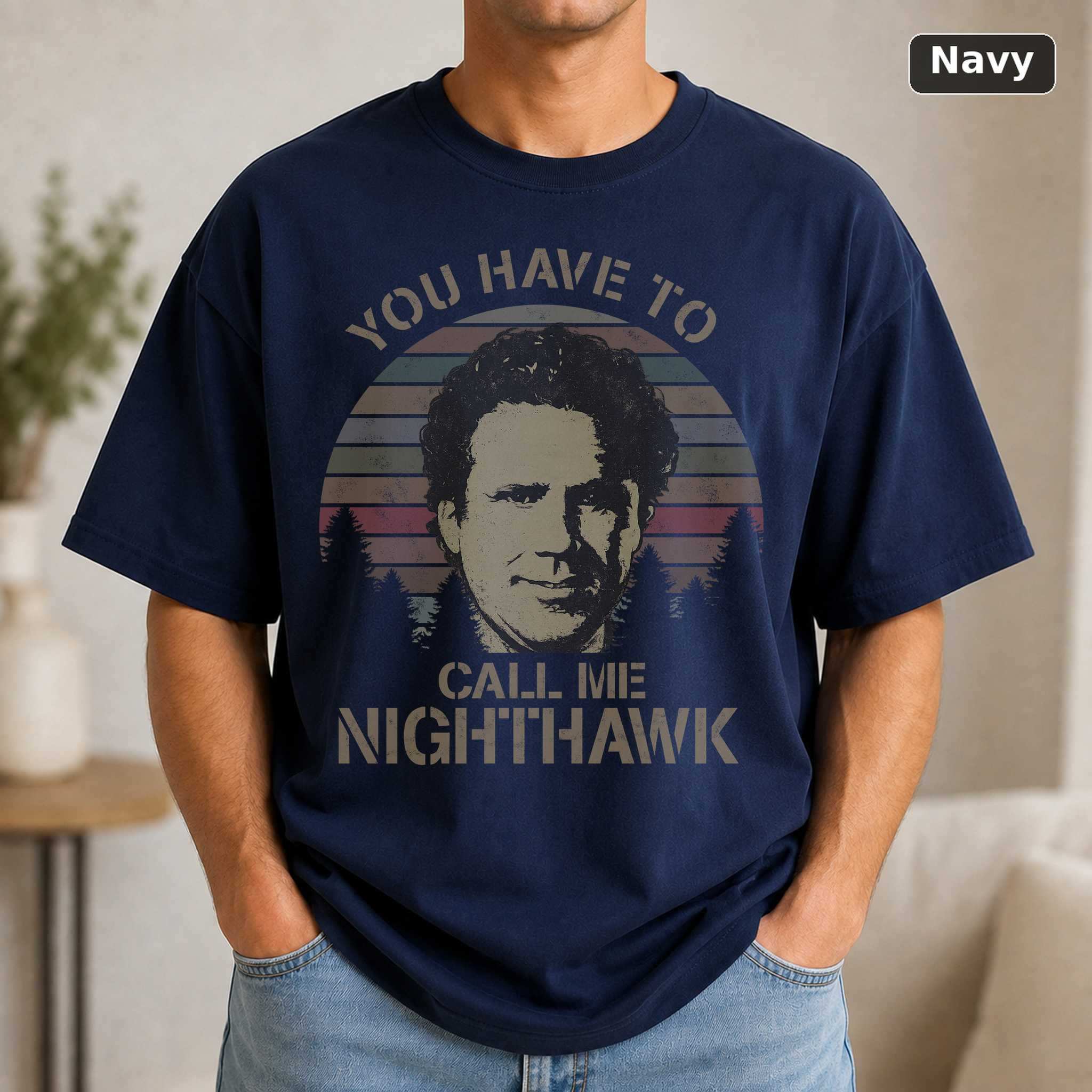 Step Brothers Nighthawk T-Shirt, Vintage Will Ferrell Movie Graphic Tee, Comedy Film Fan Gift 5