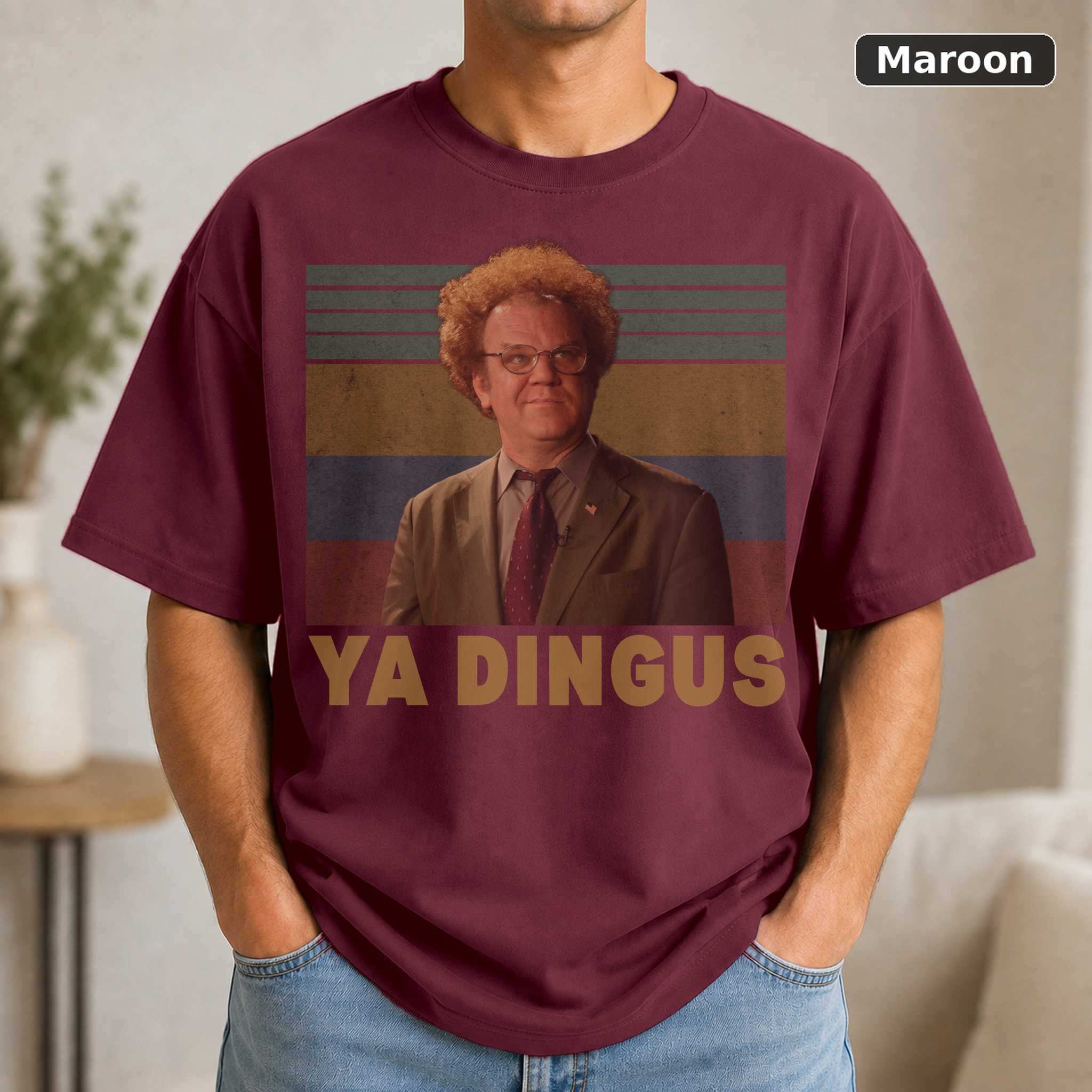 Steve Brule Ya Dingus T-Shirt, Funny Check It Out TV Graphic Tee, Comedy Fan Gift 4