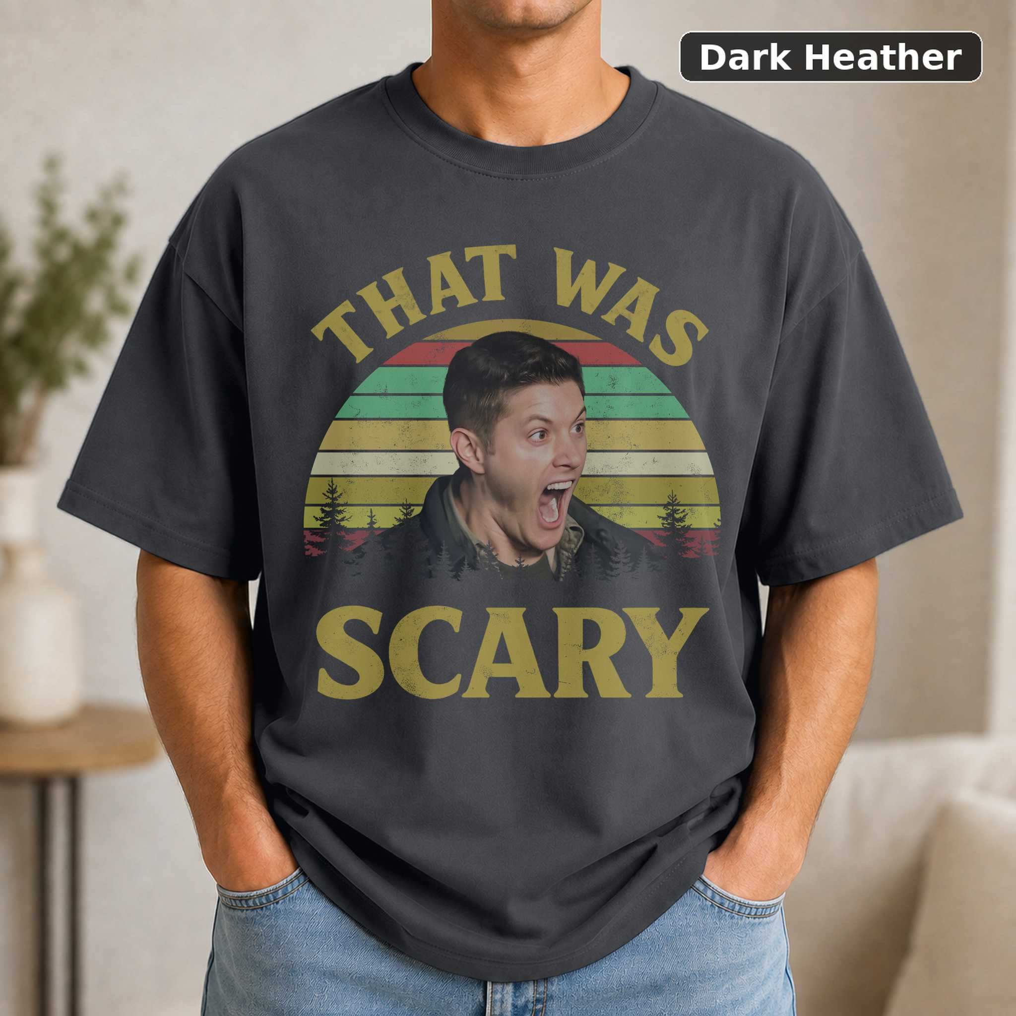 Supernatural Dean Winchester T-Shirt, Vintage TV Show Graphic Tee, Fantasy Series Fan Gift 3